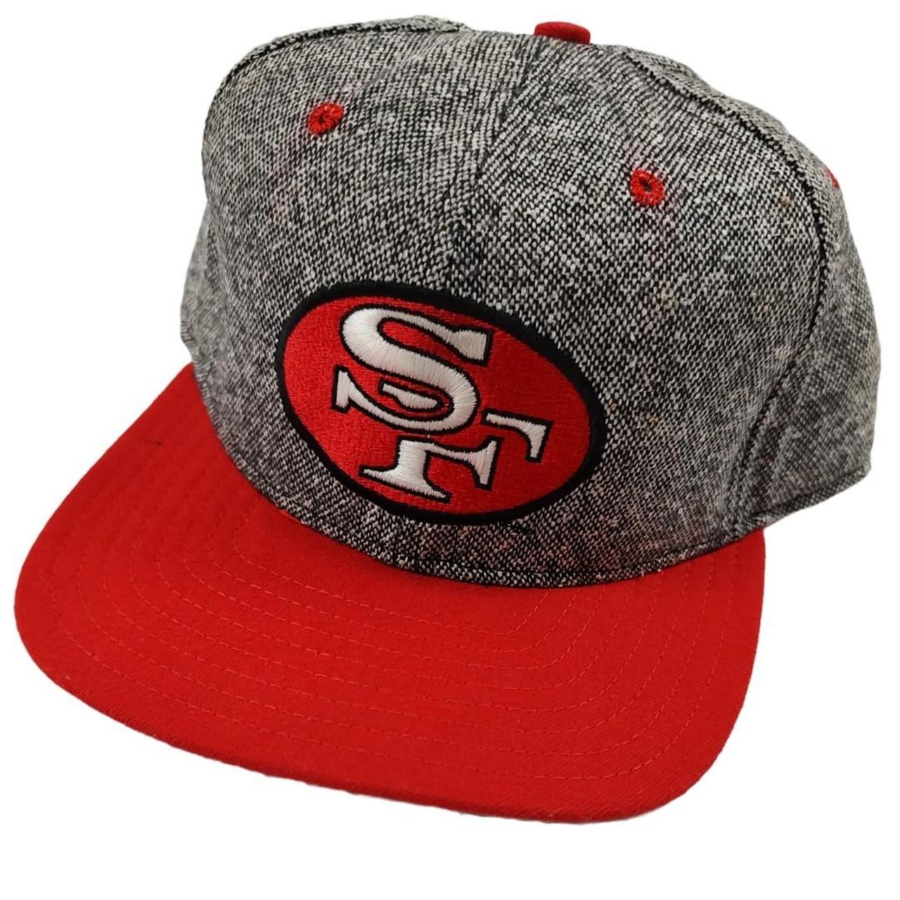 80's Vintage San Francisco 49ers Snapback Hat No - Depop