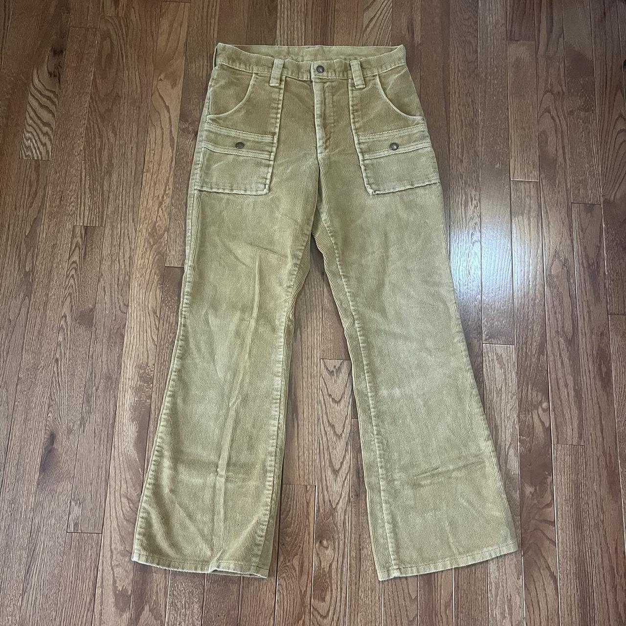 Vintage 70s corduroy pants. In excellent condition, - Depop