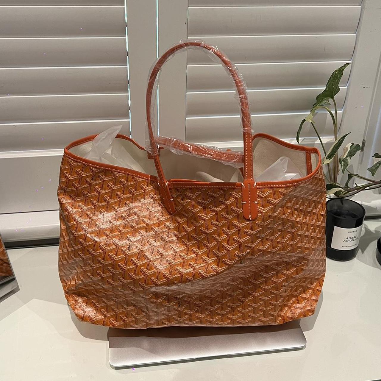 Brand new rep goyard tote bag in orange 🍊 Still in... - Depop