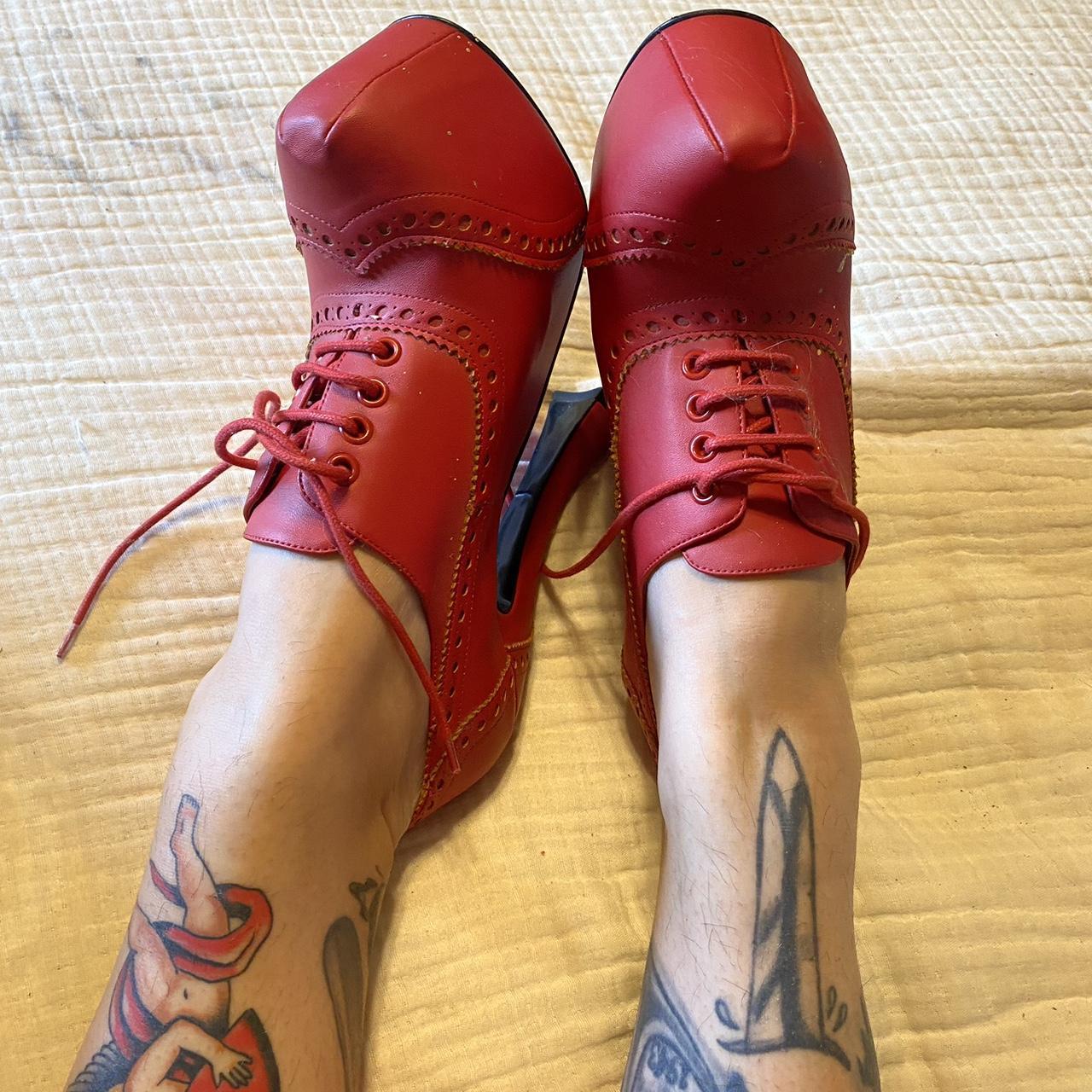 Lightly used Von D shoes, Natacha II Made with vegan... - Depop