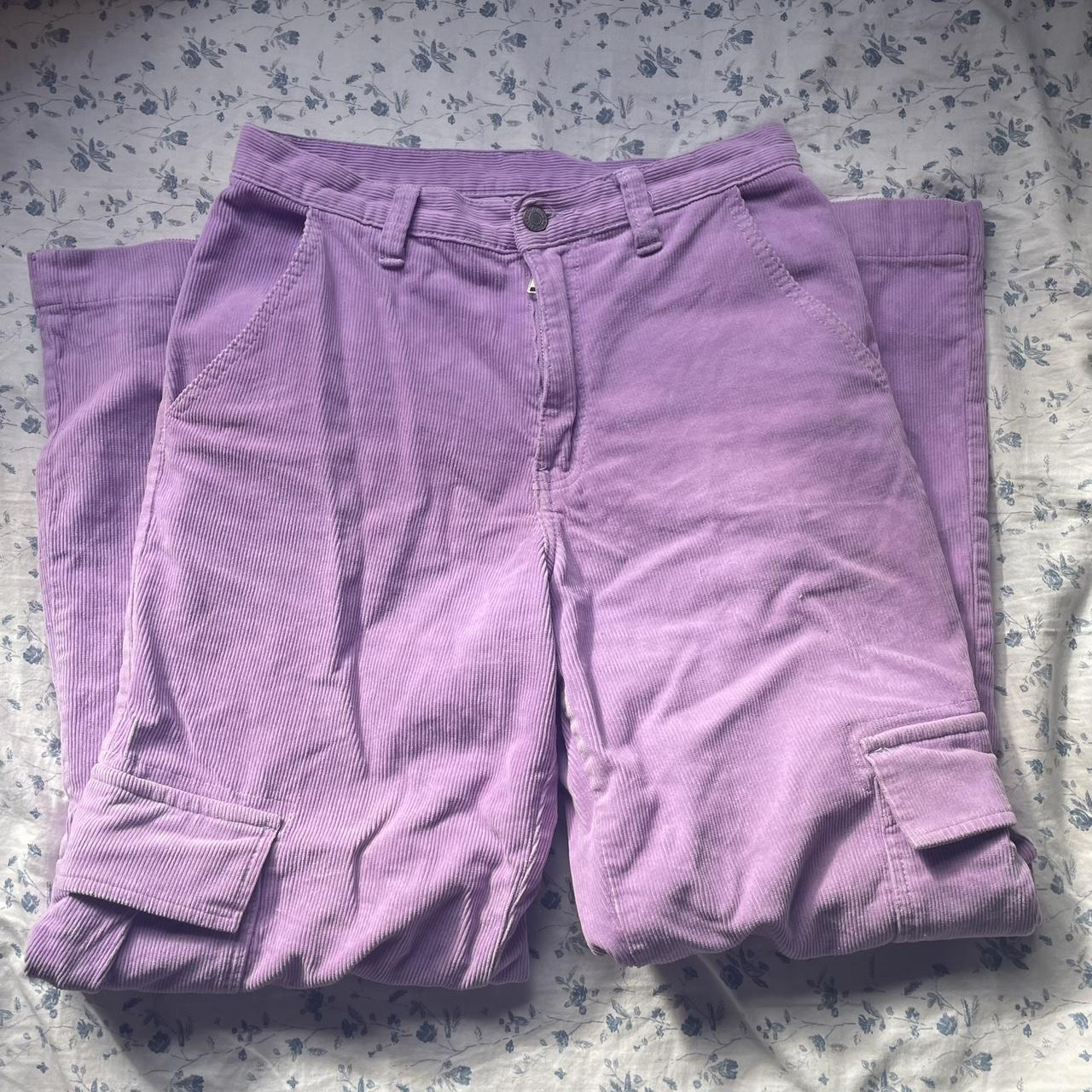 Brandy Melville Tatum Corduroy cargo pants💜 Color... Depop