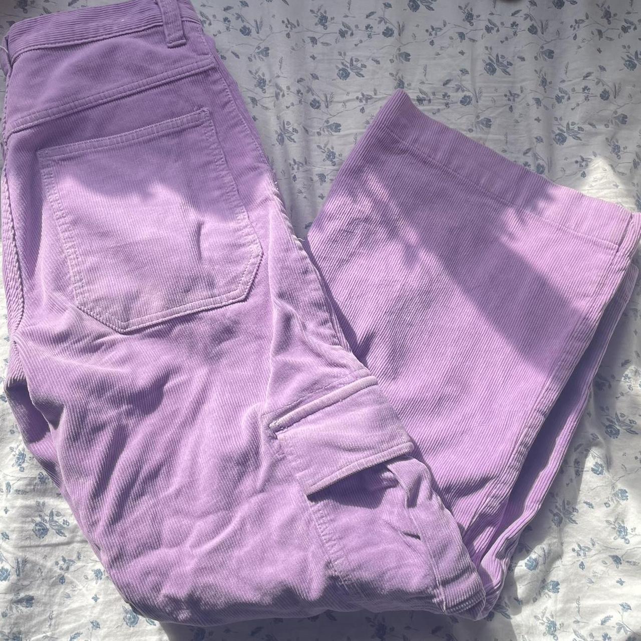 Brandy Melville Tatum Corduroy cargo pants💜 Color... Depop