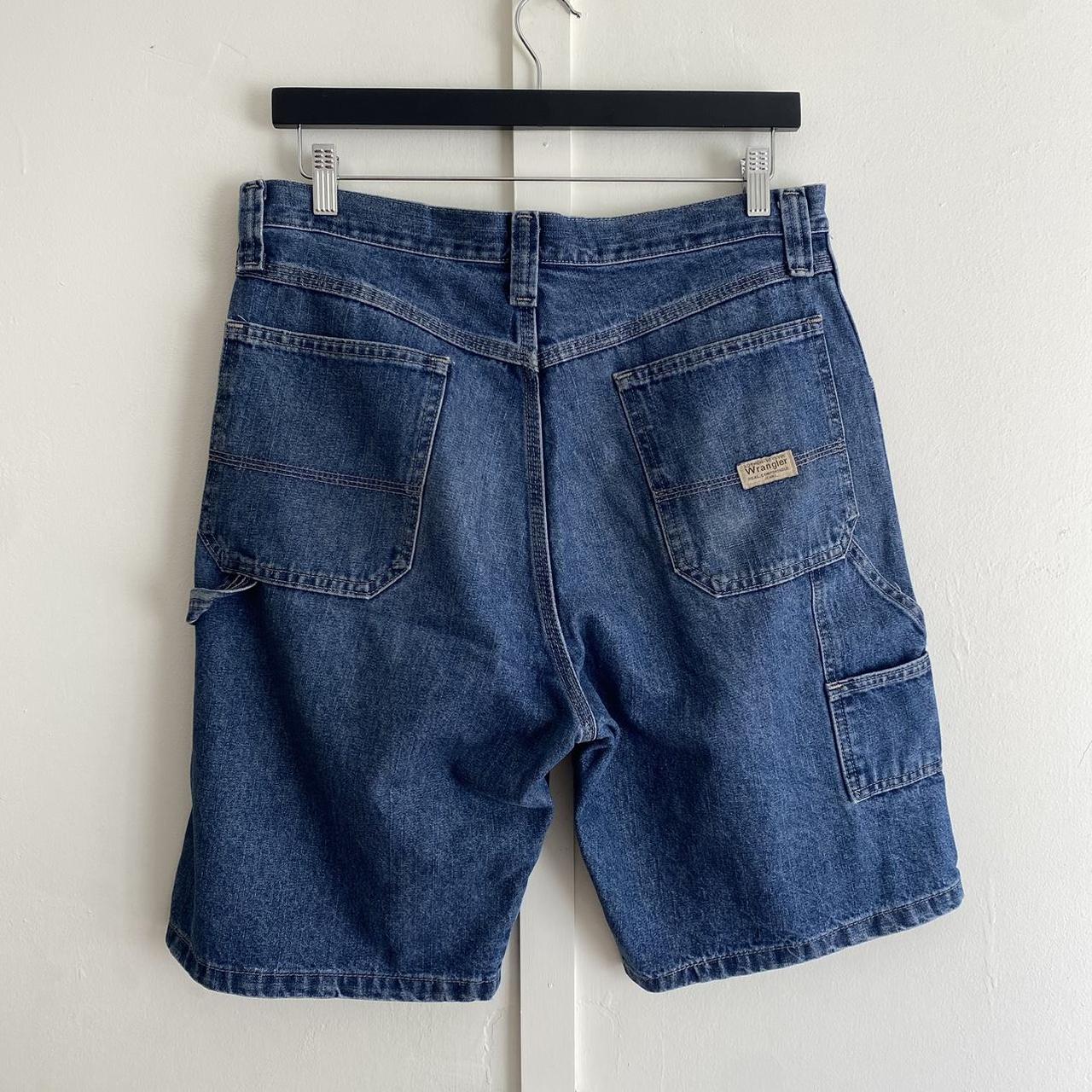 Vintage Wrangler carpenter jorts. Sadly these 2... - Depop