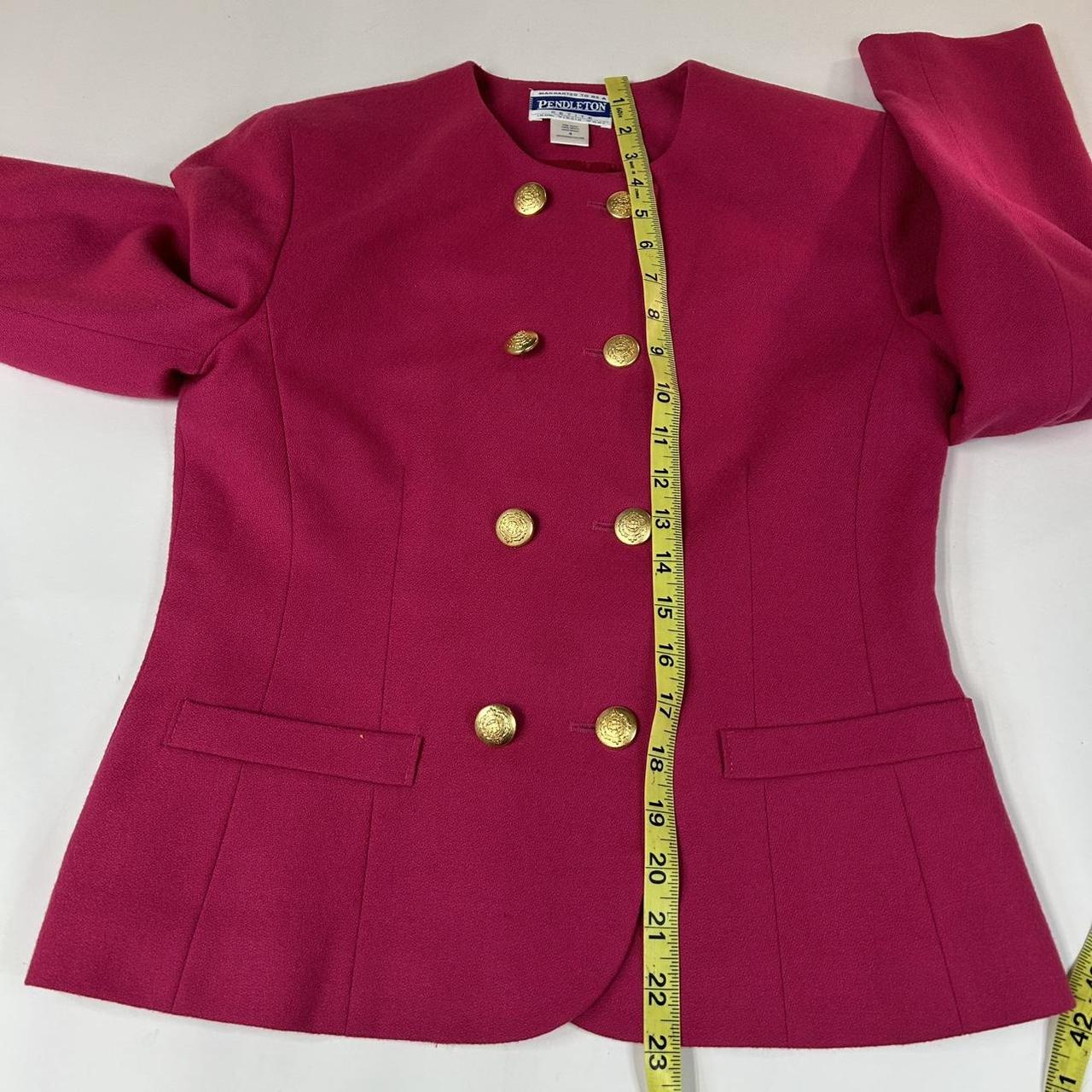 Pendleton Women's Blazer Jacket - Pink/Burgundy -… - image 8