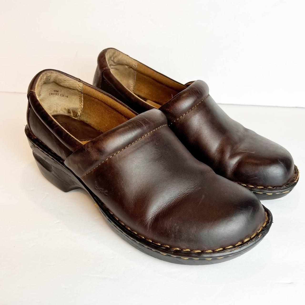 Born sales leather clogs