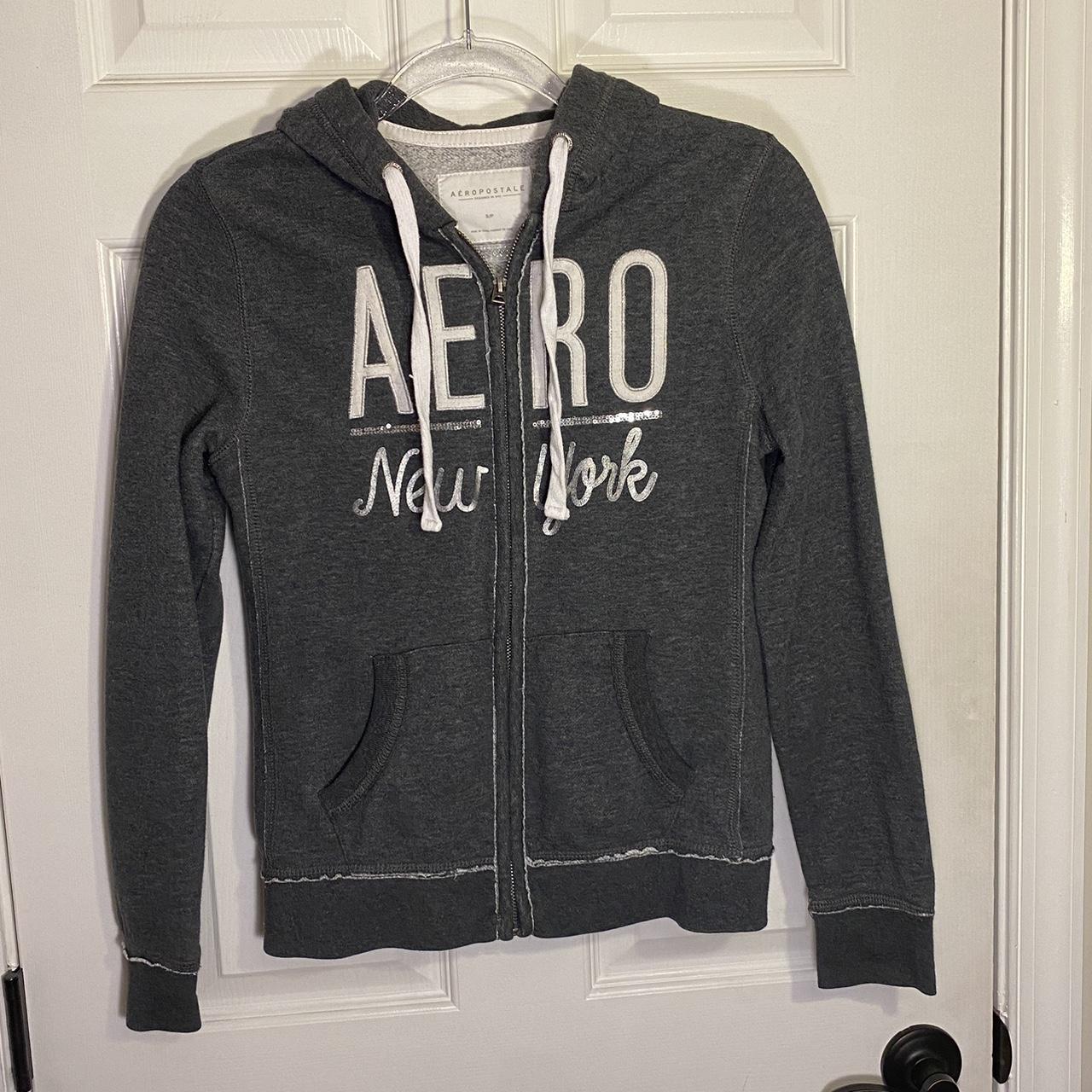 Aeropostale grey jacket best sale