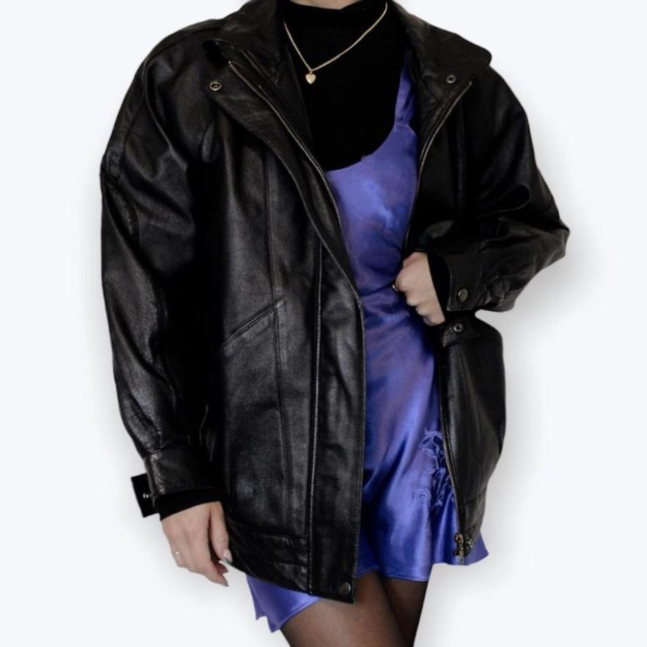 Liz baker essentials leather coat best sale