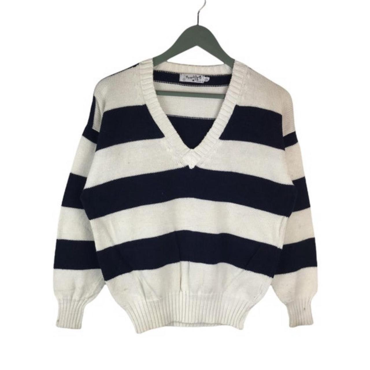 Vtg 90s Margaret Howell full stripes knitwear... - Depop