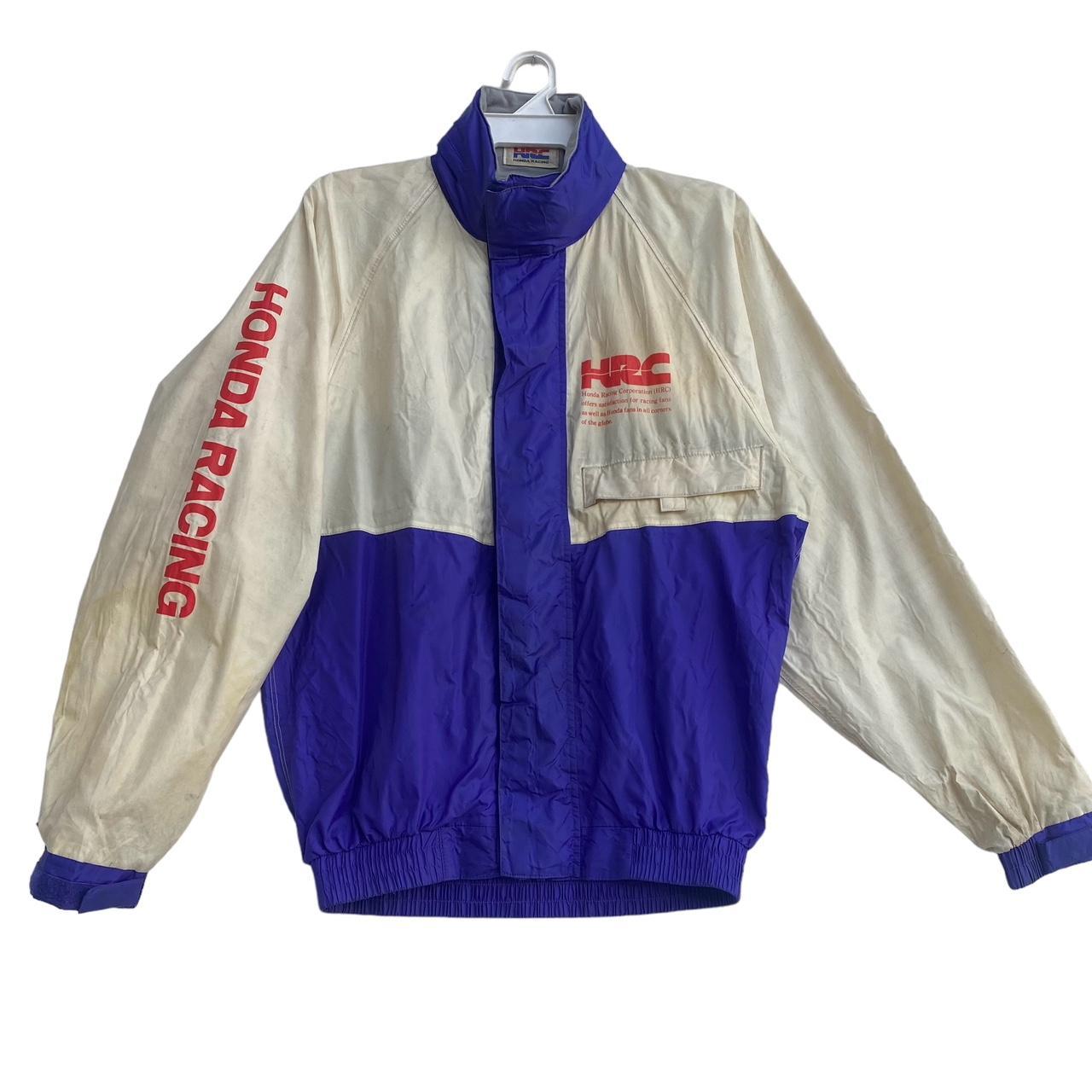 Vtg 90s HONDA HRC racing club motorsport colorblock | Depop