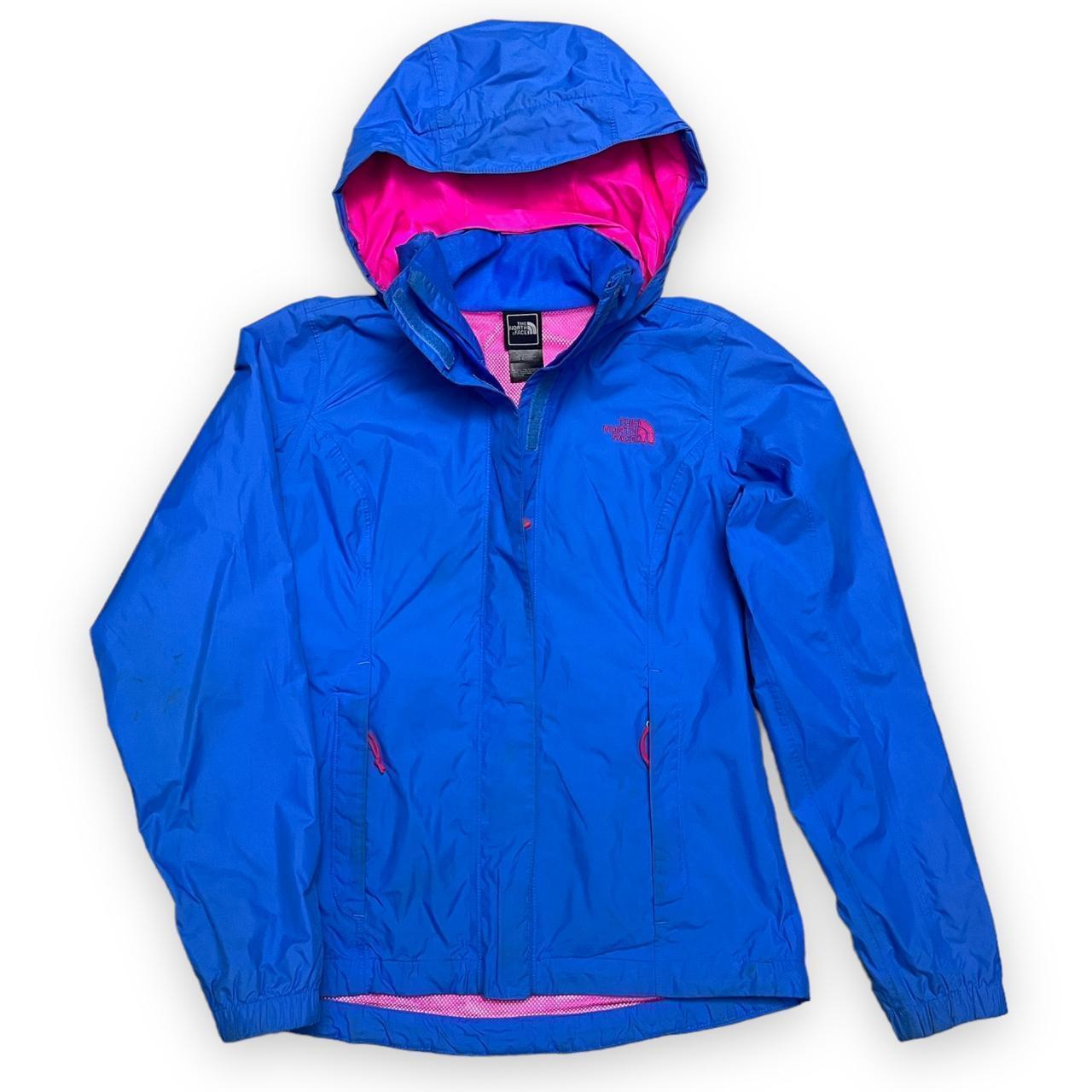 Bright blue north face 2025 jacket