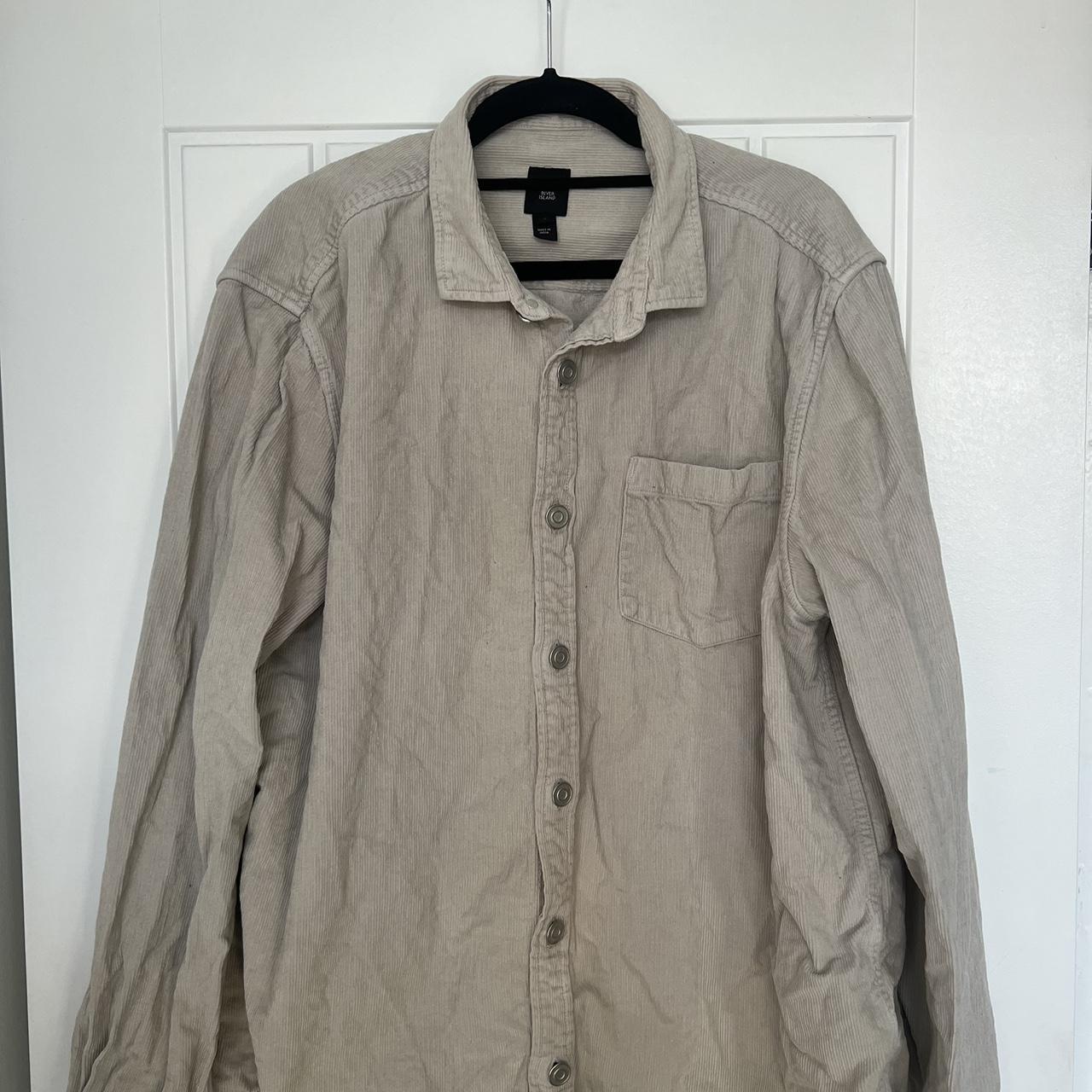 River island button up shirt Size large send me... - Depop