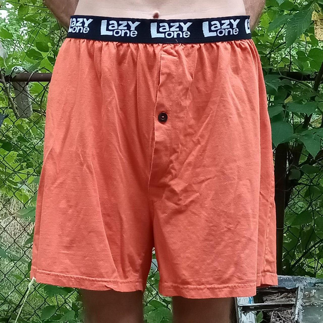 Orange boxers with that classic and beloved "Lazy... Depop