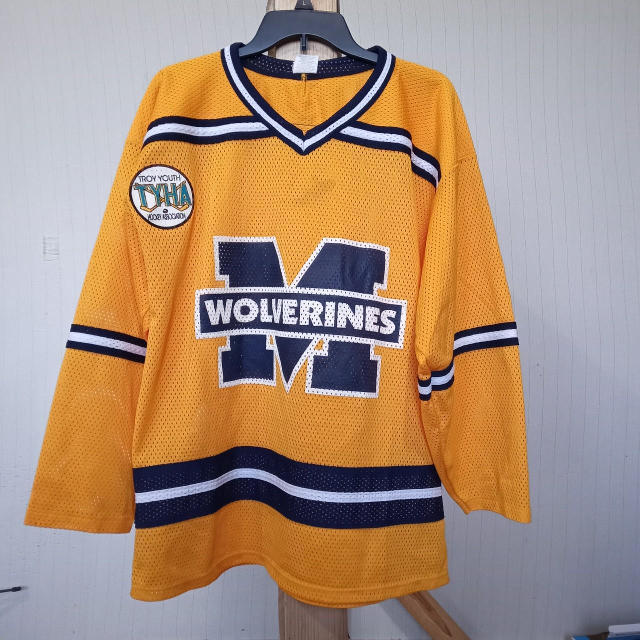 Vintage University of Michigan hockey jersey, but... Depop