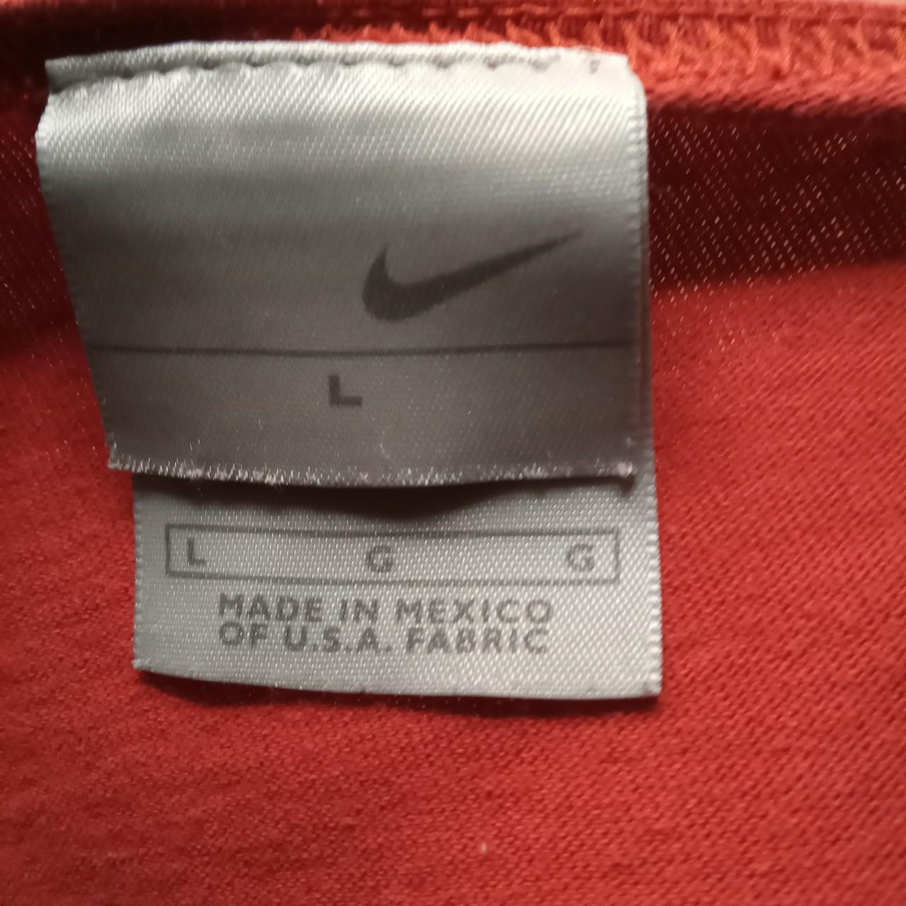 Nike Men's Red and White Vest (4)