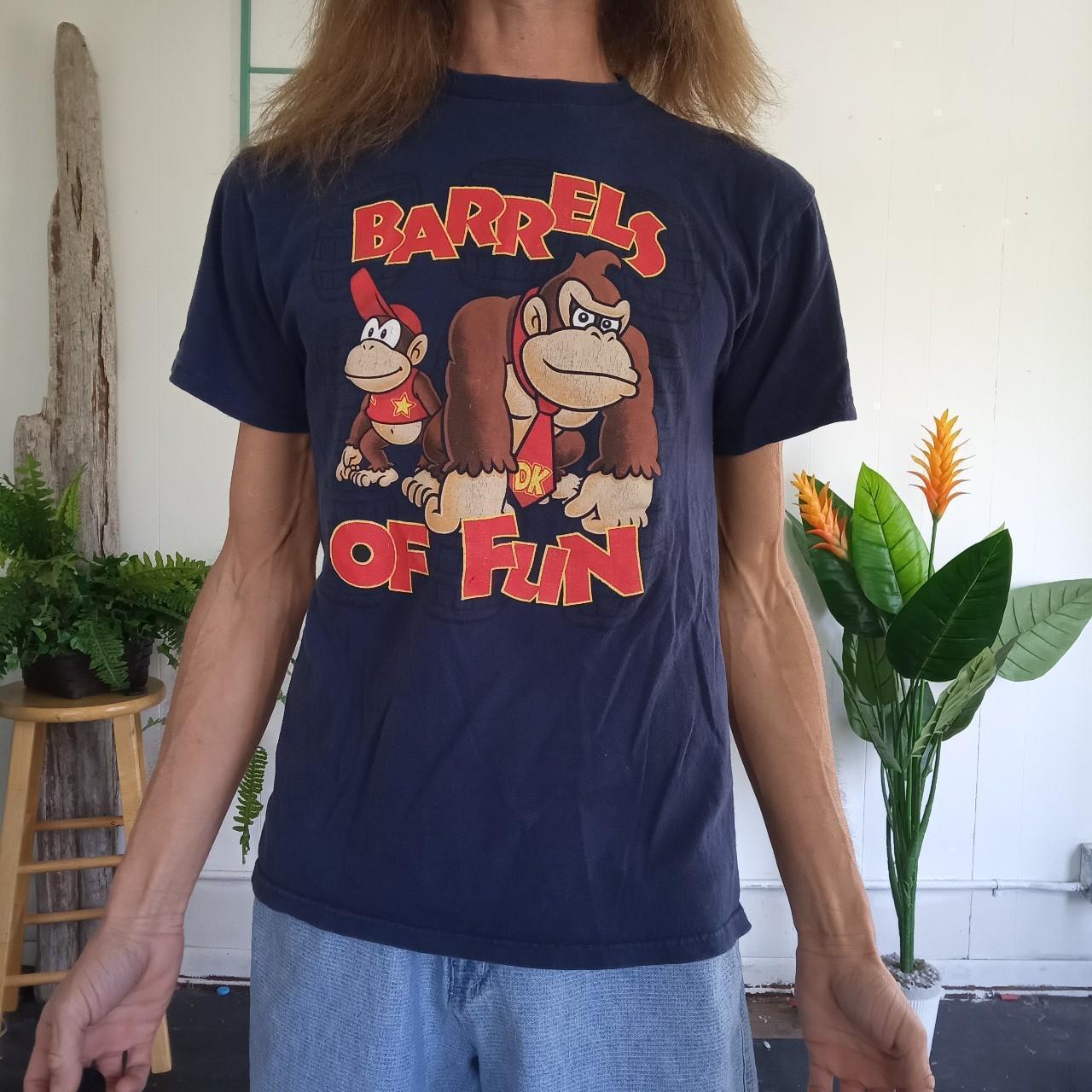 Donkey kong adidas tshirt on sale vintage