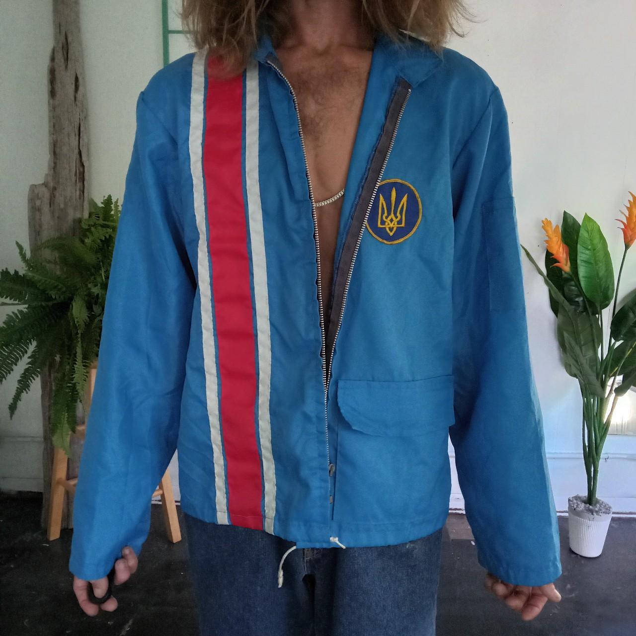 Vintage Men's Jacket - Blue - M