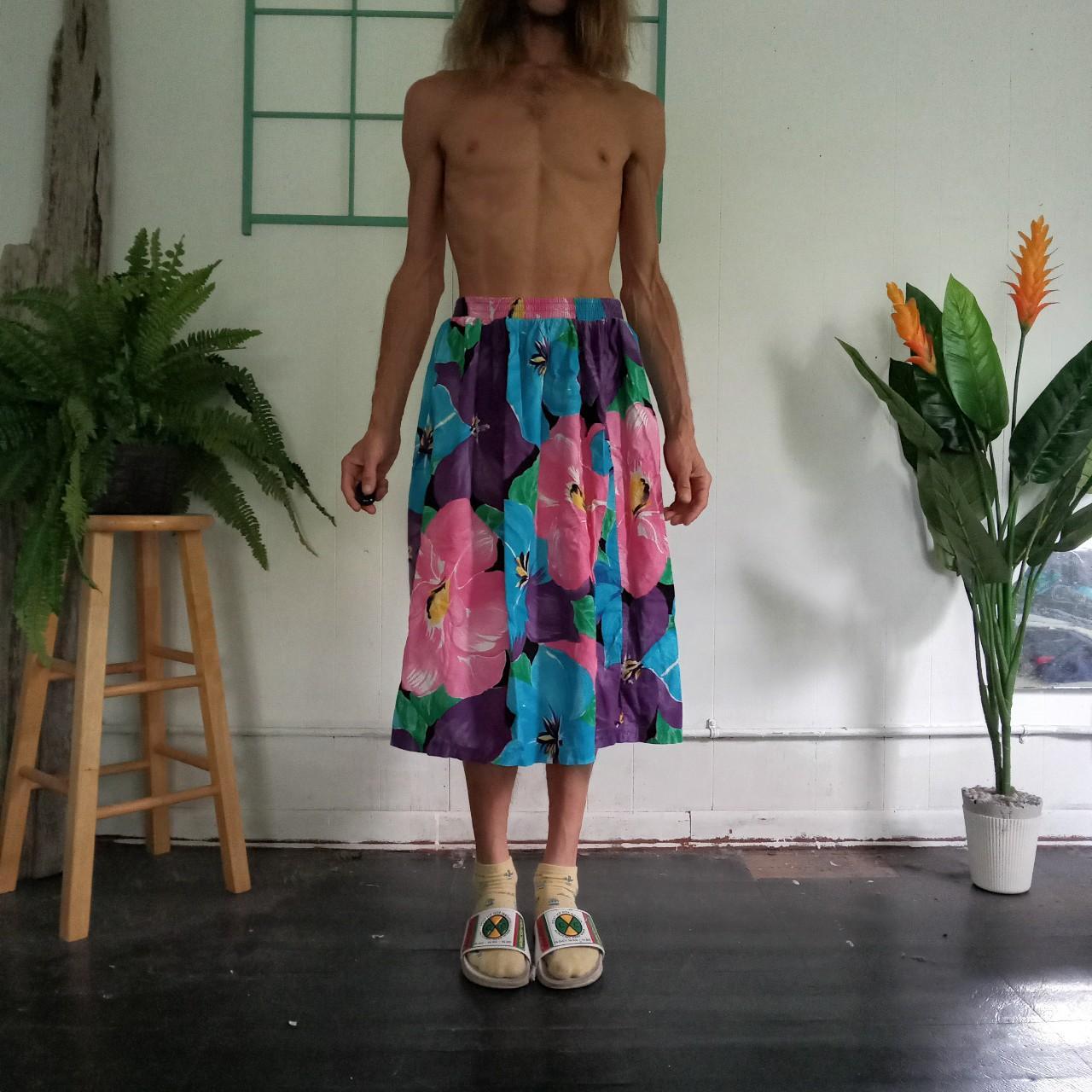 Flowy maxi hotsell skirt 80s