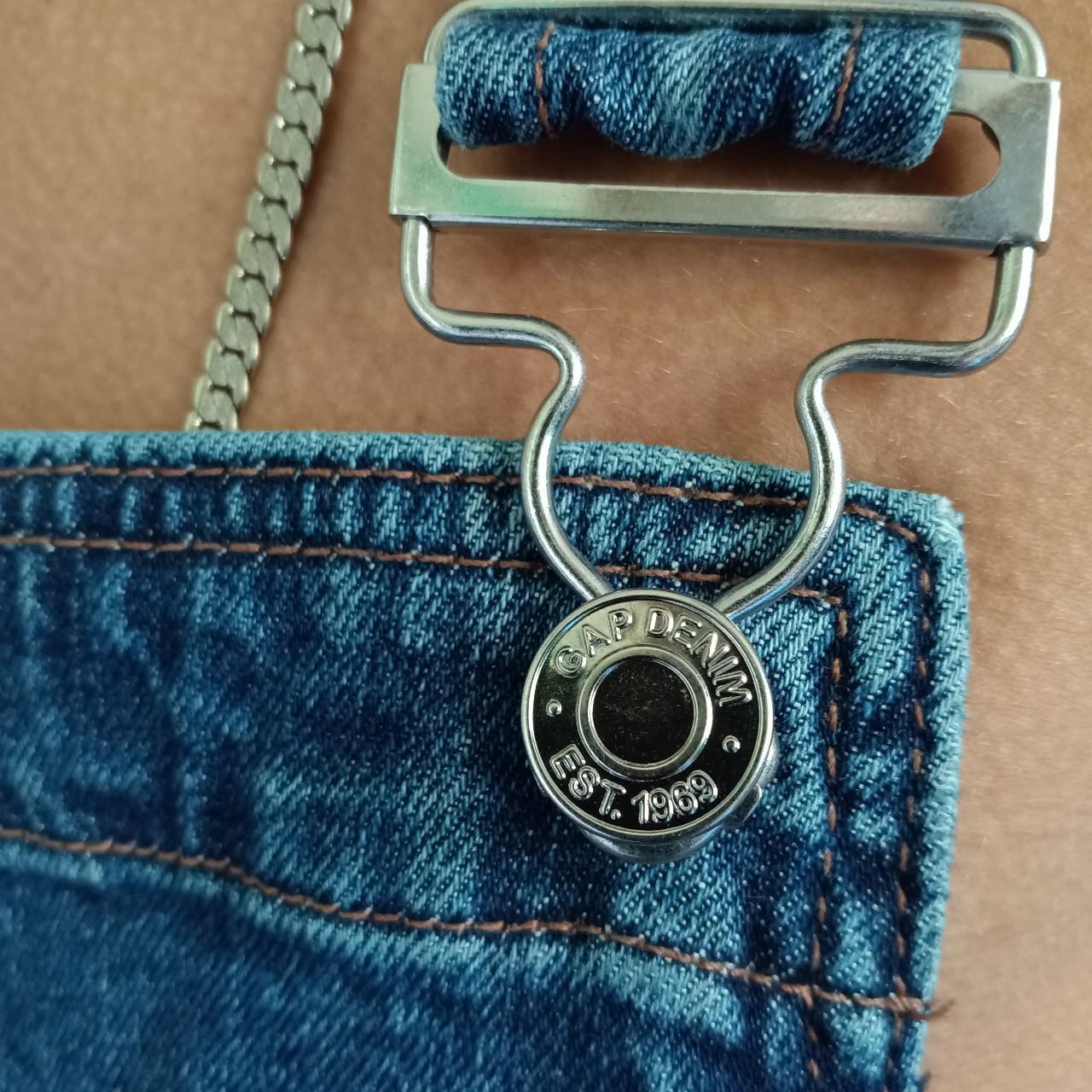 Vintage Gap maternity denim overalls [or Missy... Depop