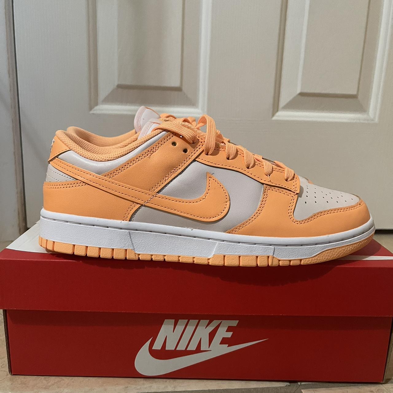 Nike Dunk Low Peach Cream Like new only tried on M 9... Depop