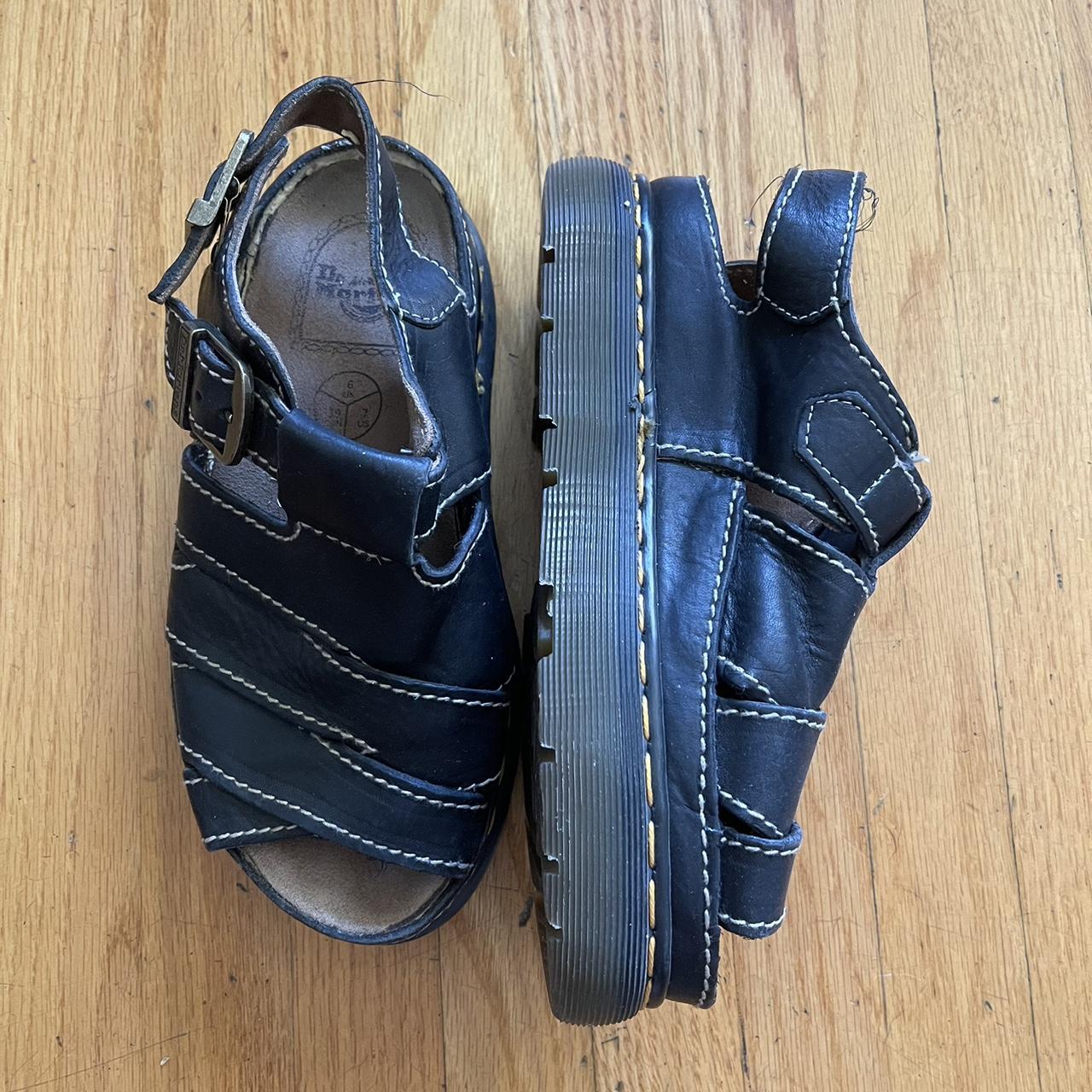 chunky doc marten vintage sandals size 8 women’s US... Depop