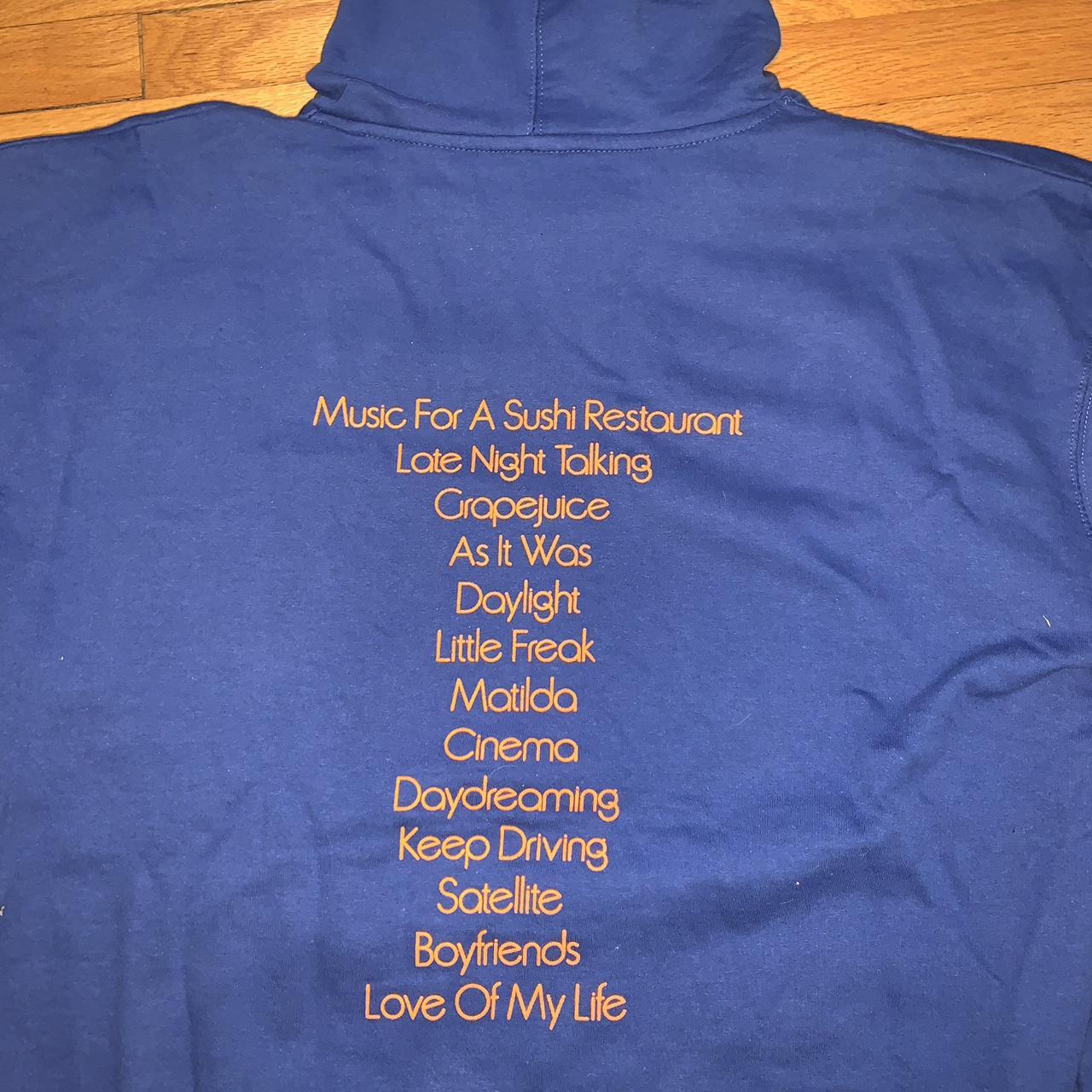 Sale Harry Styles 2022 Love on Tour Blue Sweatshirt