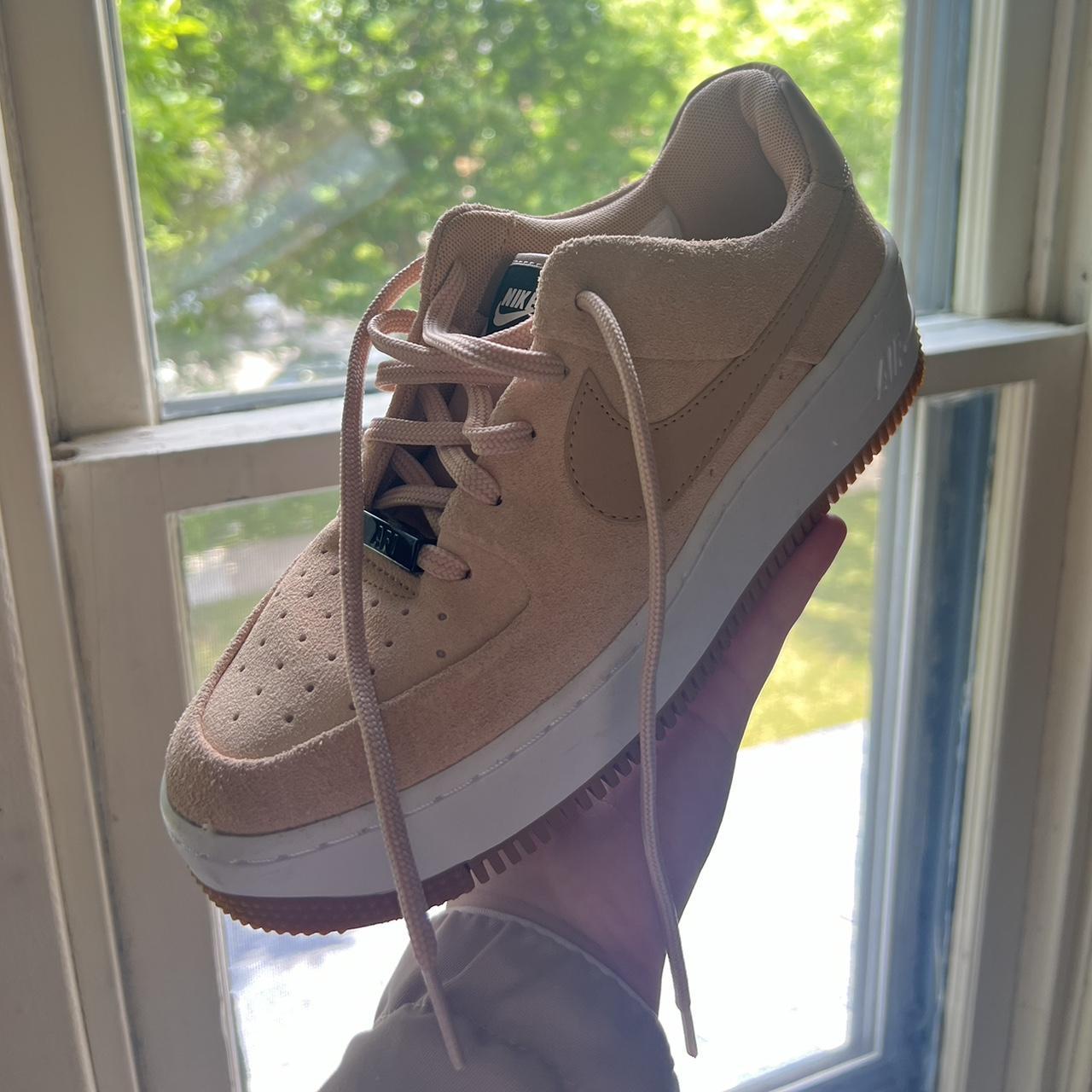 nike air force 1 sage low beige