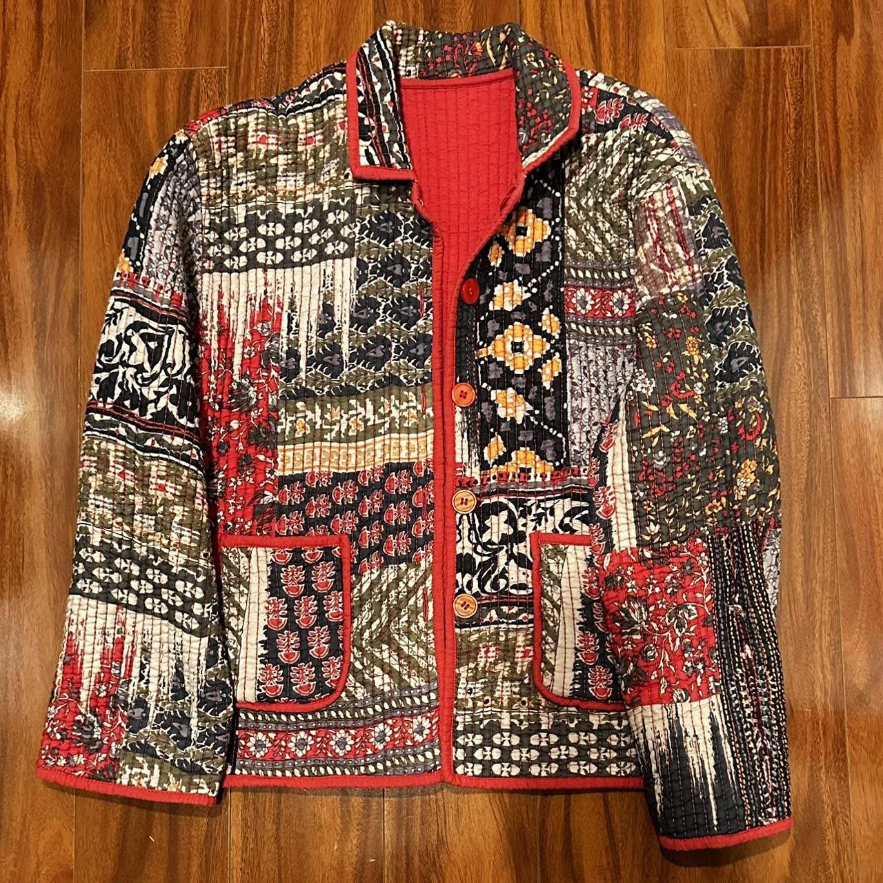 Vintage quilted jacket Great condition, great piece... - Depop