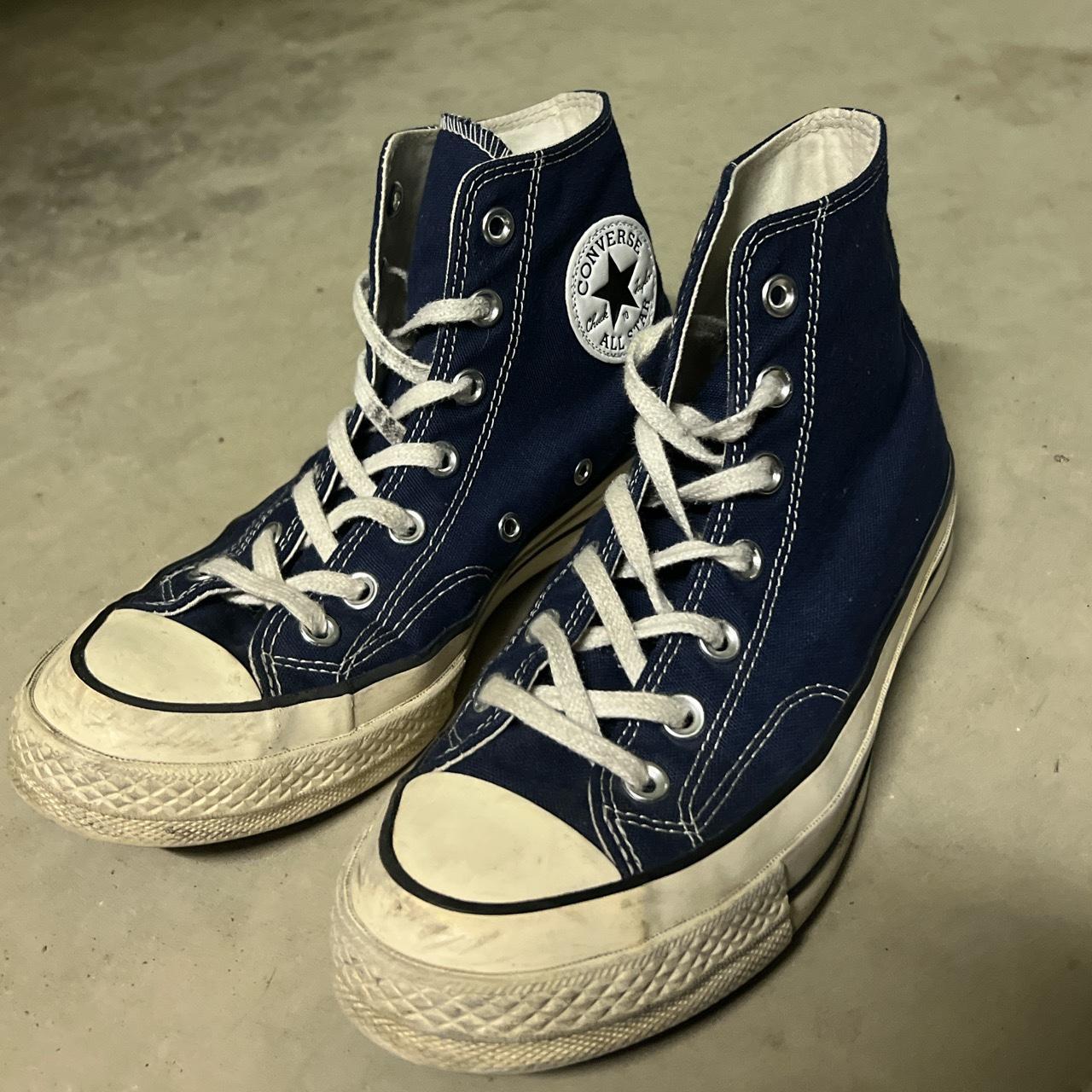 Converse Chuck 70s Navy Men’s US 6/Women’s US... - Depop