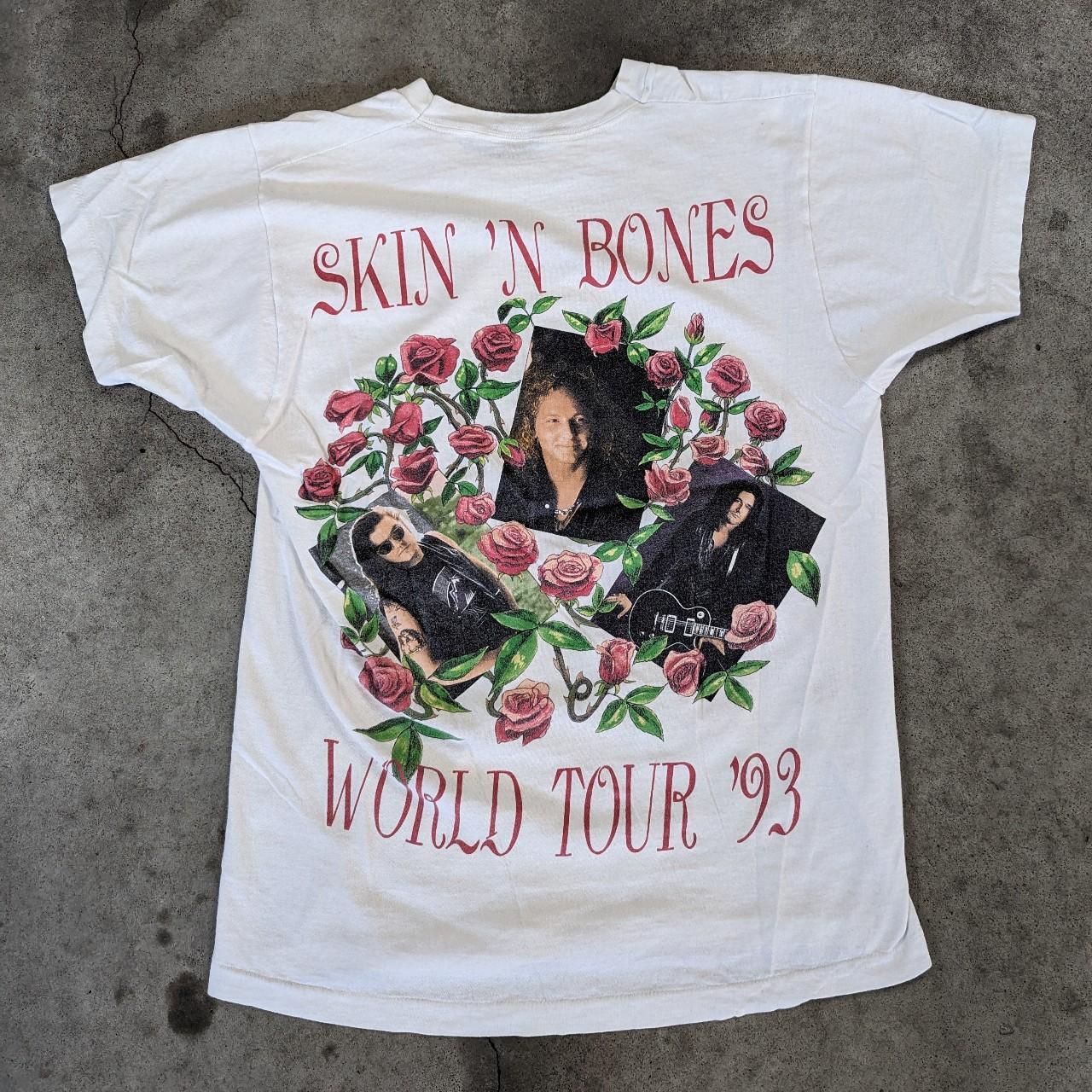 1993 Guns N' Roses Skin 'N Bones Tour shirt. Rock...