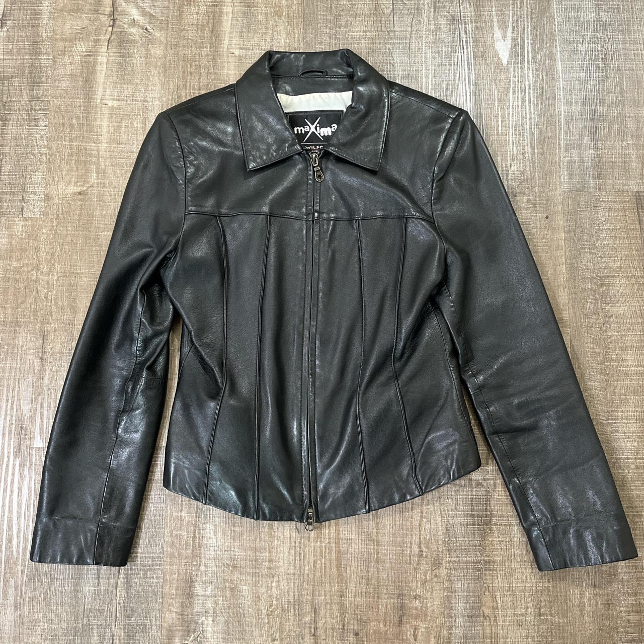 Maxima on sale leather jacket