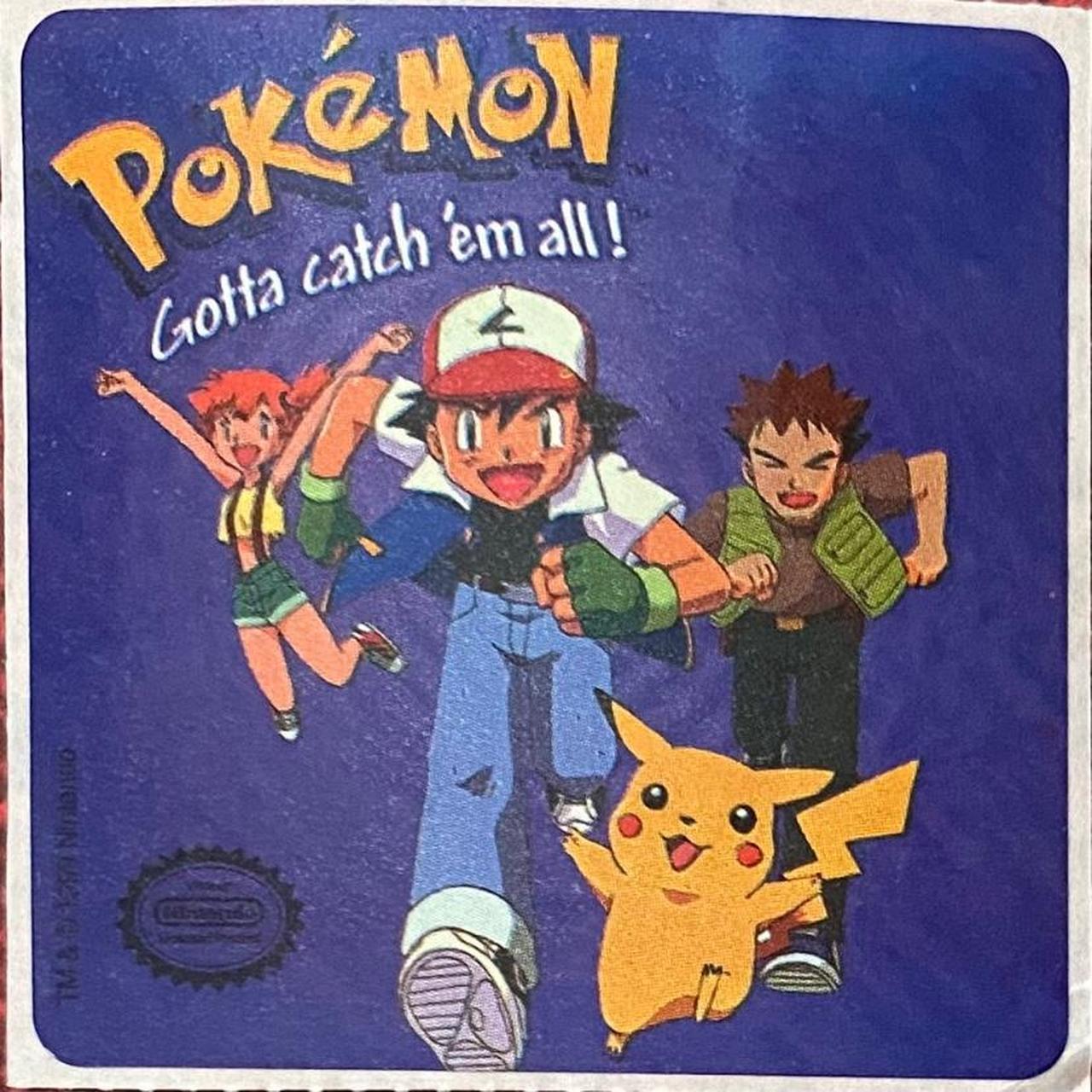 Vintage Pokémon stickers, Nintendo • 1999⚡️🏏🌀 ~ Ash Vintage Pokémon stickers, Nintendo • 1999⚡️🏏🌀 ~ Ash