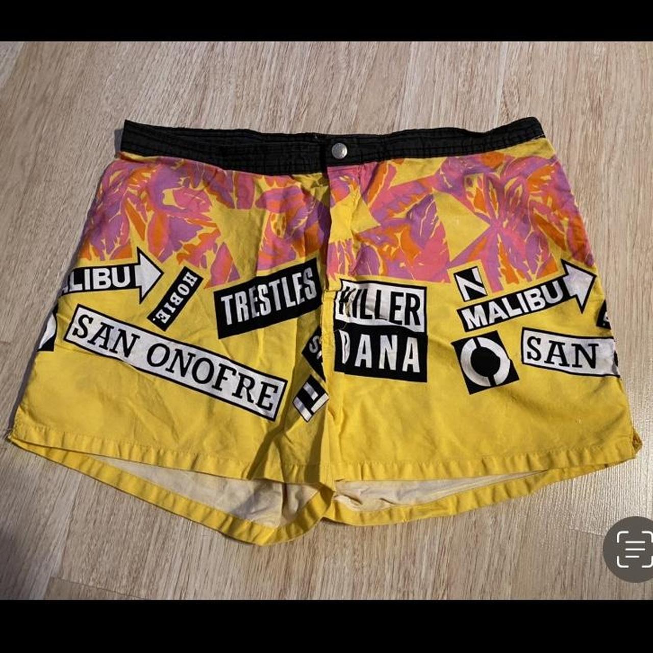 VINTAGE HOBIE SURF SHORTS no tag fits medium... Depop