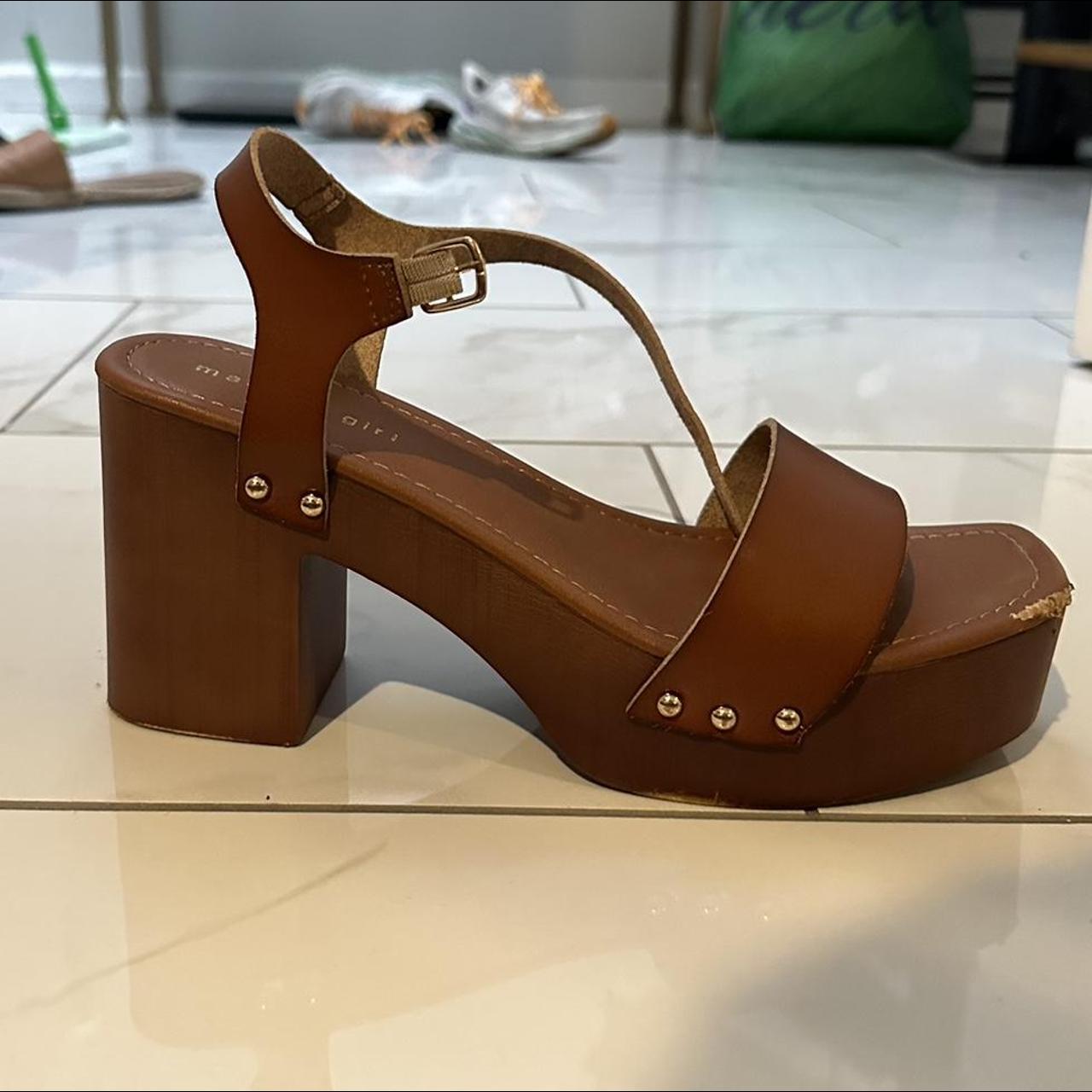 platform heeled sandals from Madden Girl great for Depop