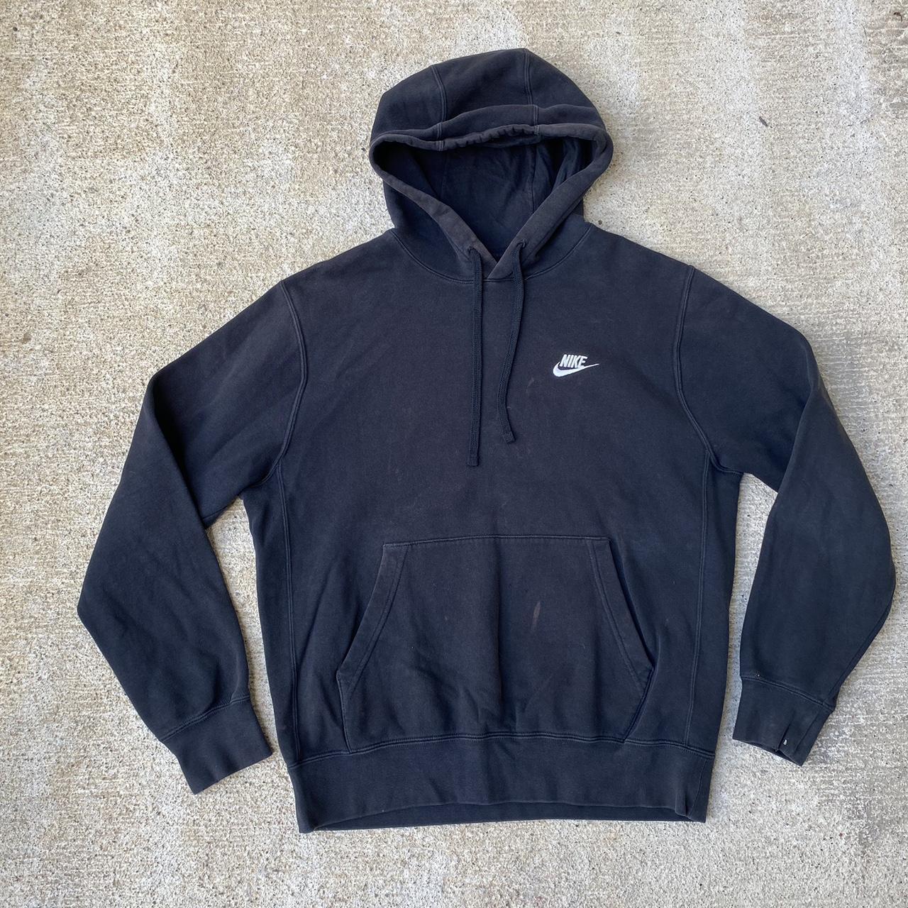 Y2k Nike Small Swoosh Hoodie Vintage Nike Hoodie Center Mini