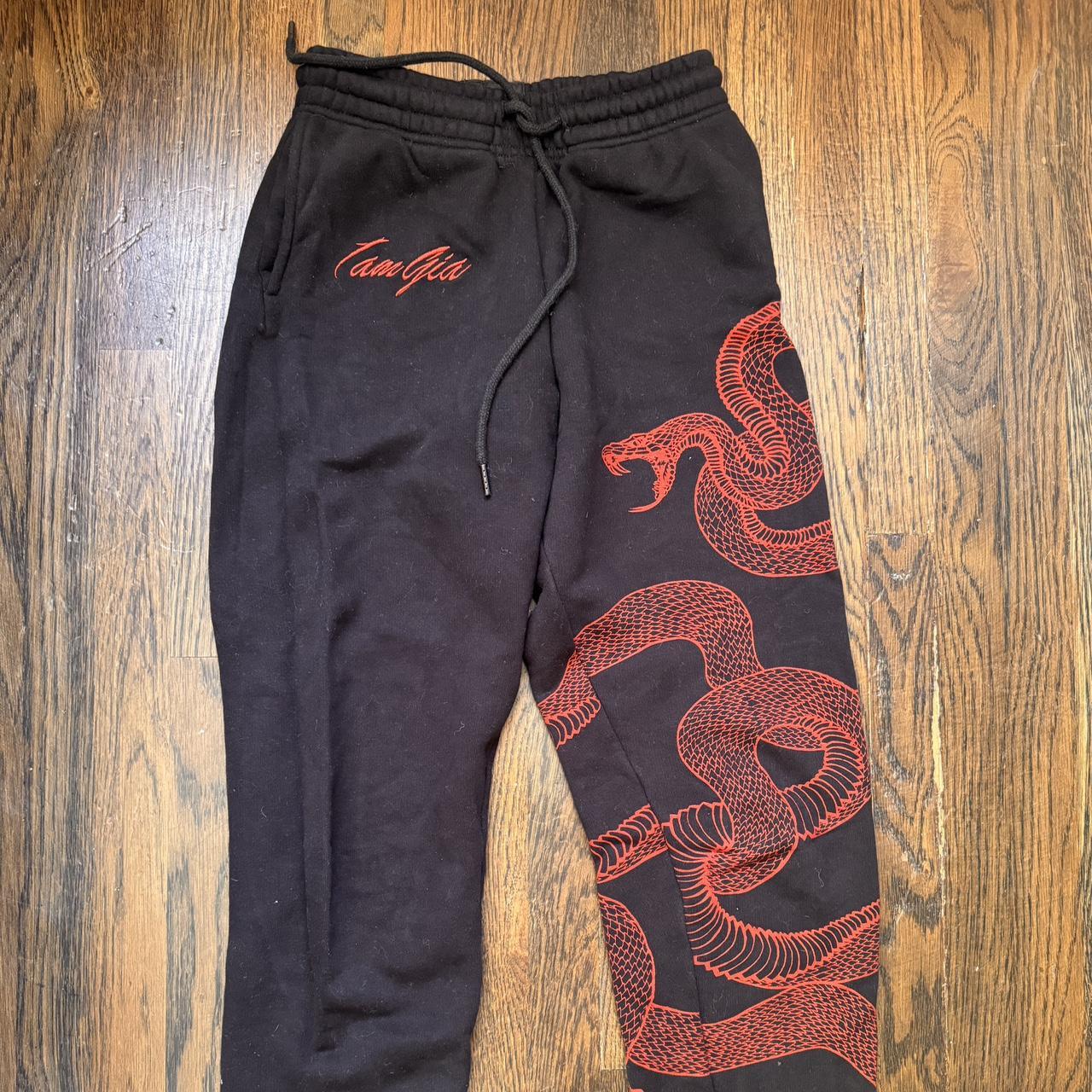 IAMGIA women s snake print sweatpants iamgia y2k