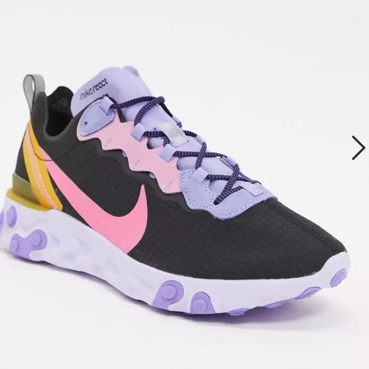 nike react element 55 pink multi