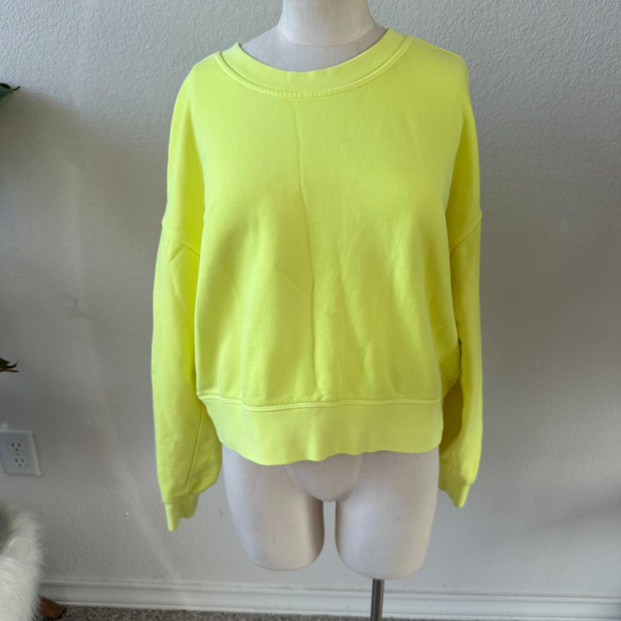 Lululemon yellow online sweatshirt