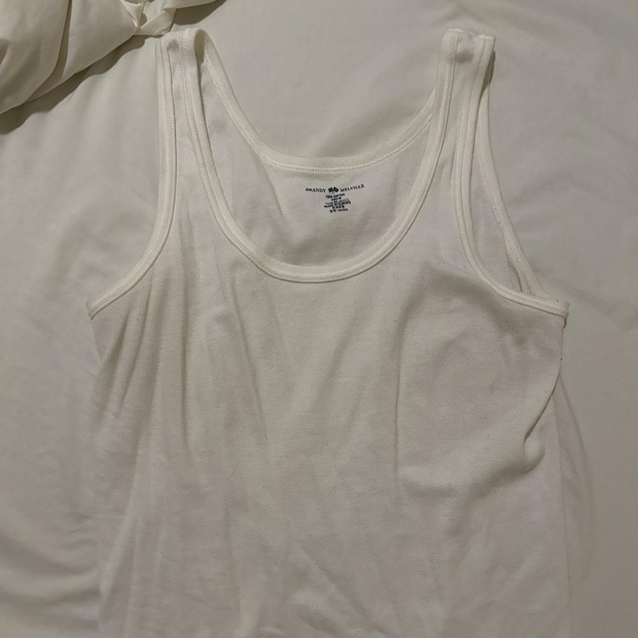 Brandy Melville White sheena tank Size undefined - $22 New With Tags - From  Kimberly