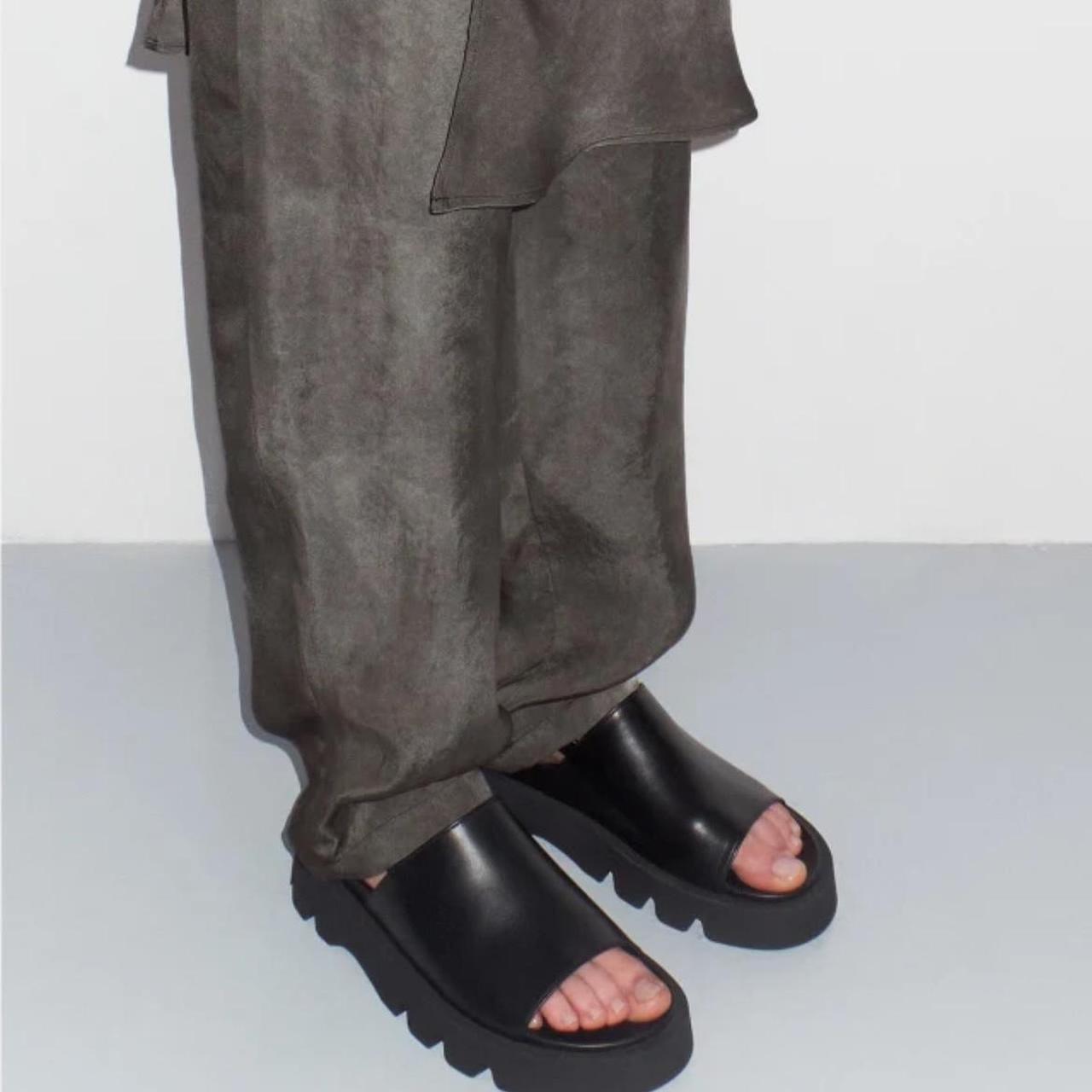 Miista Noreen Black Sandals, brand new, still