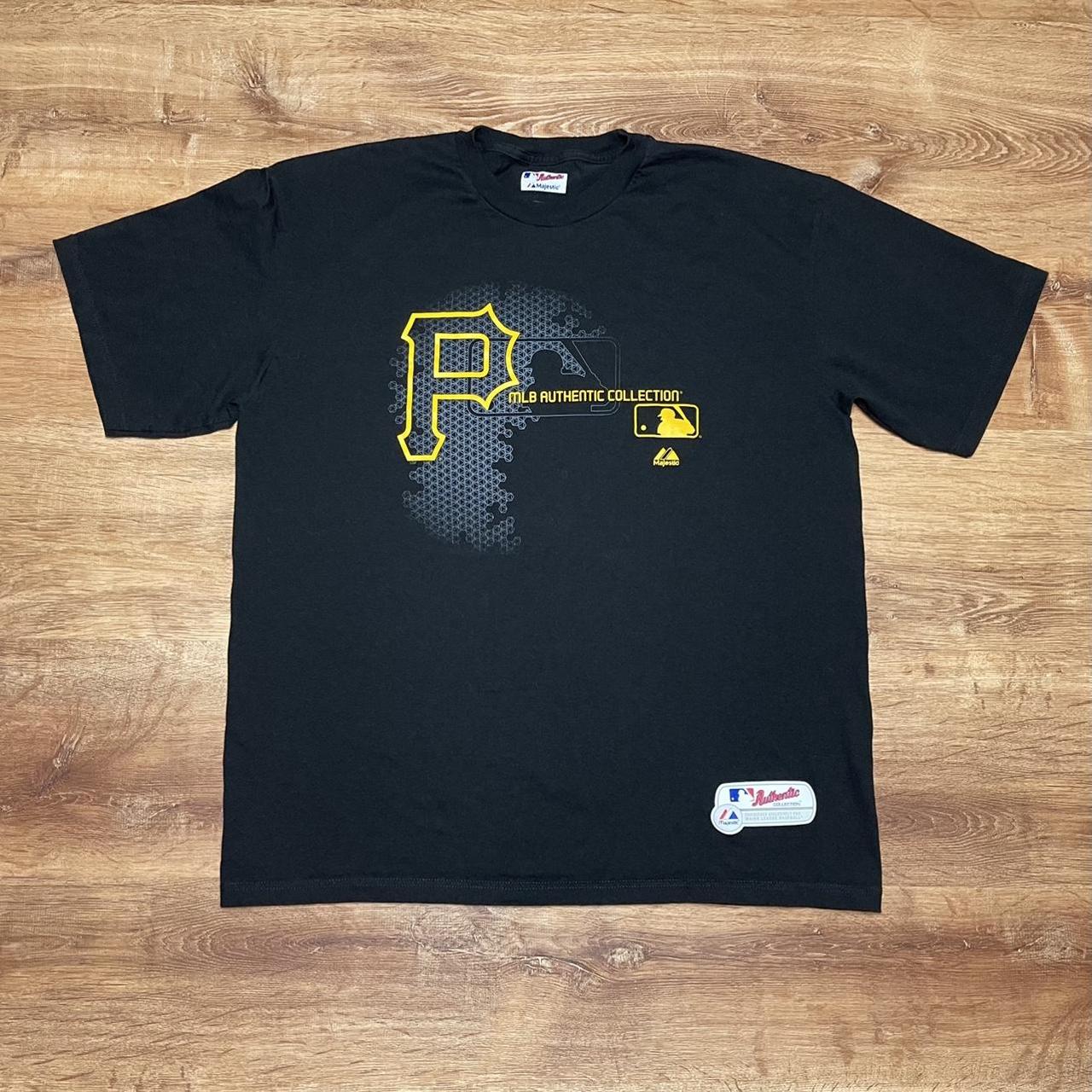 Pittsburgh Pirates over shirt Black /yellow Size - Depop