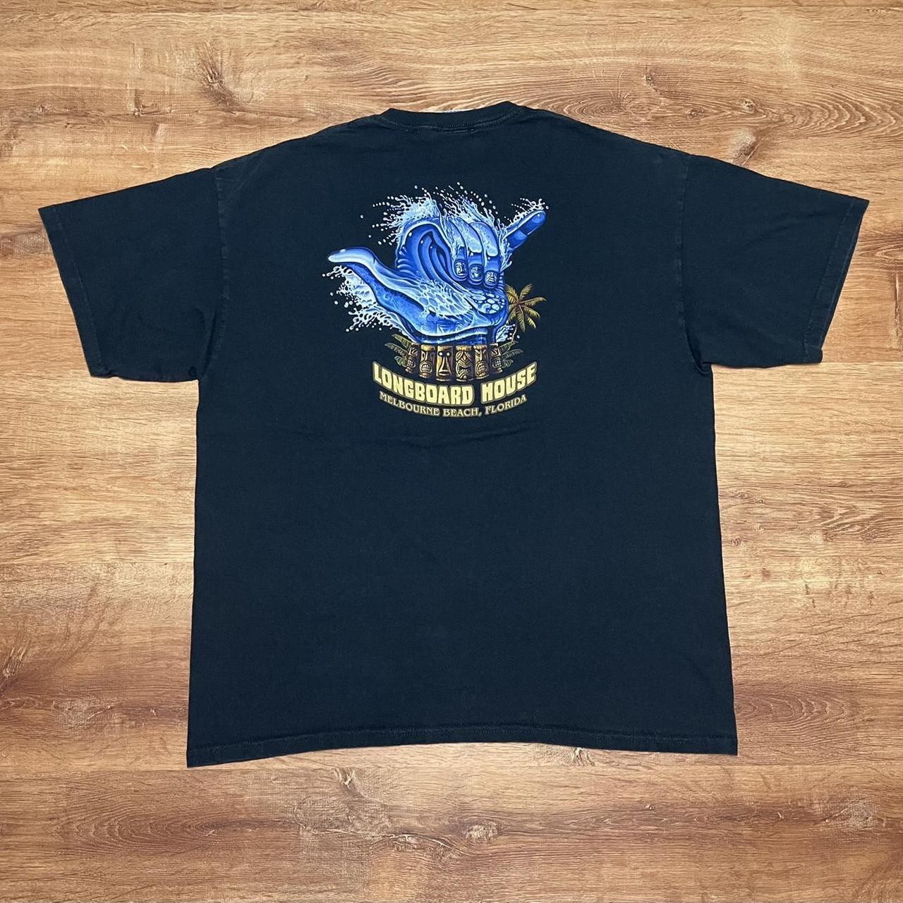 American Vintage Men's Black And Blue T-shirt 