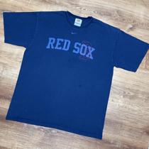 Vintage y2k Nike Boston Red Sox jersey Curt - Depop