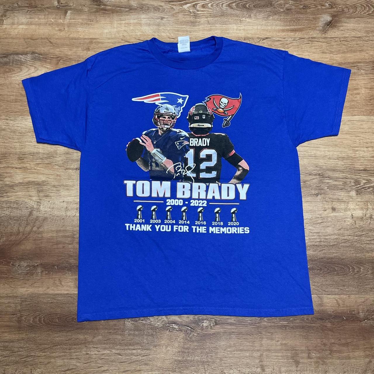 Tom Brady TB12 6 Rings Long Sleeved T Shirt in Size - Depop