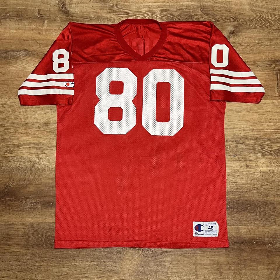 Vintage Champion Jerry Rice Jersey San Fran with - Depop