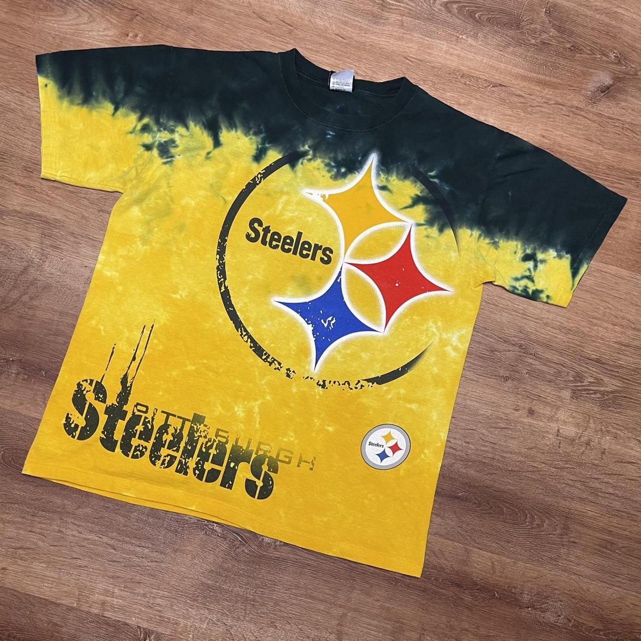 Pittsburgh steelers tie dye T-shirt Size : fits - Depop