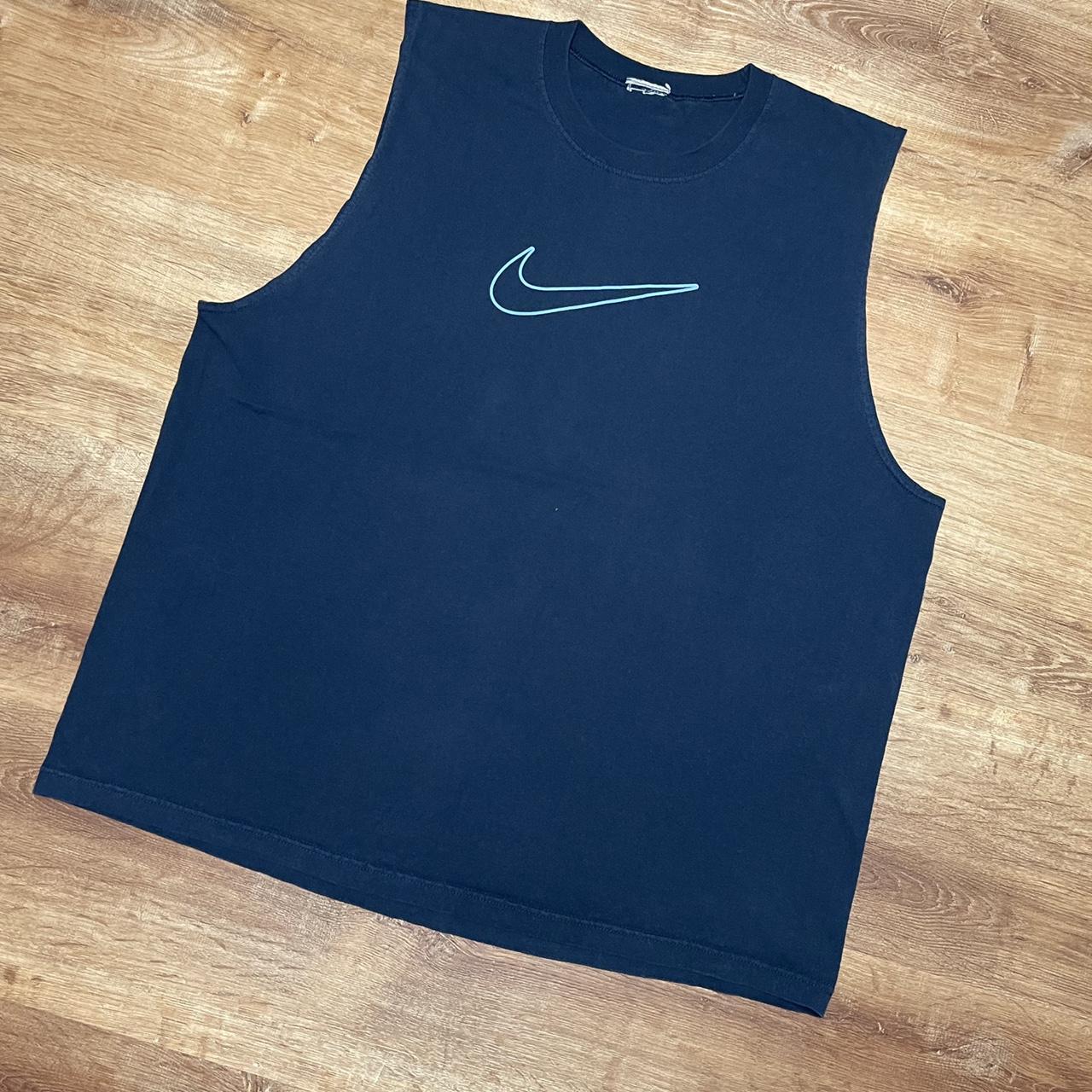 navy blue nike tank top