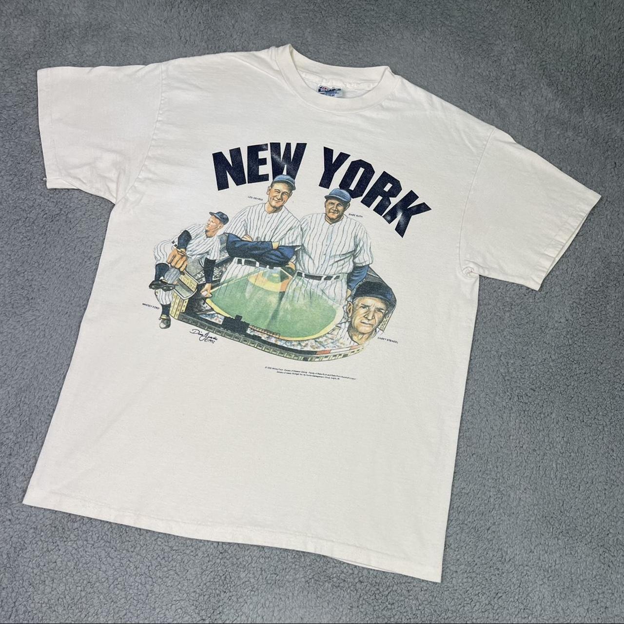 Vintage New York Yankees Shirt L Size: - Depop