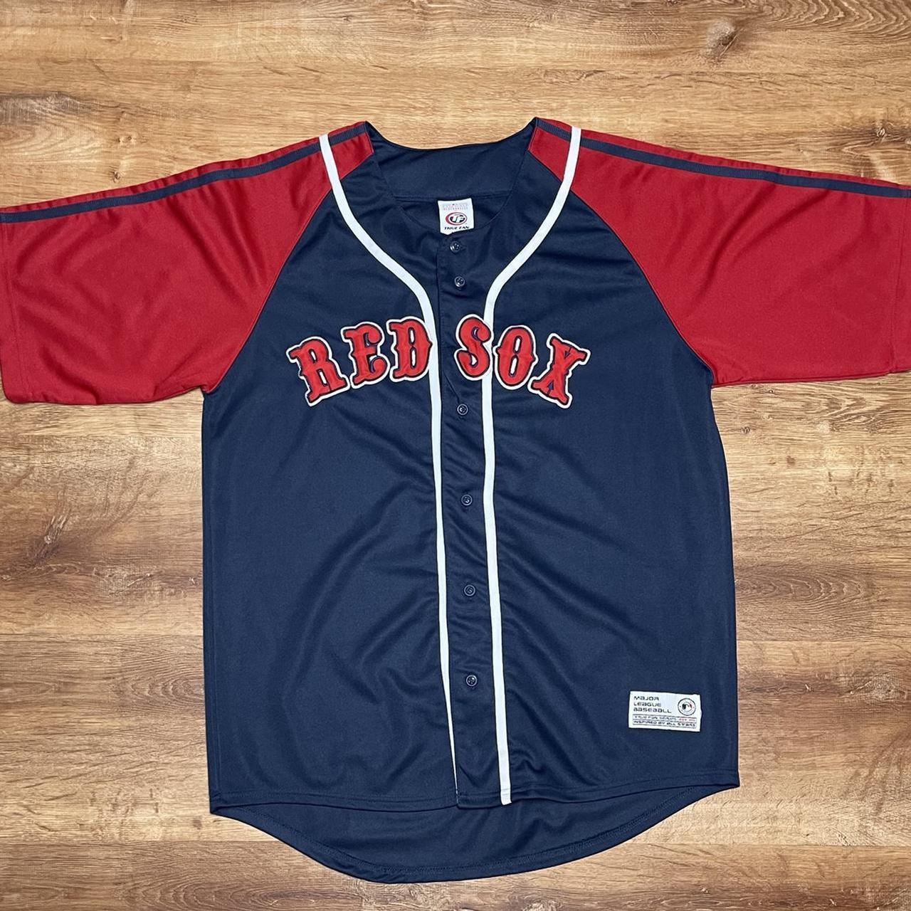 Boston Red Sox jersey Size XL. 25 inches pit to - Depop