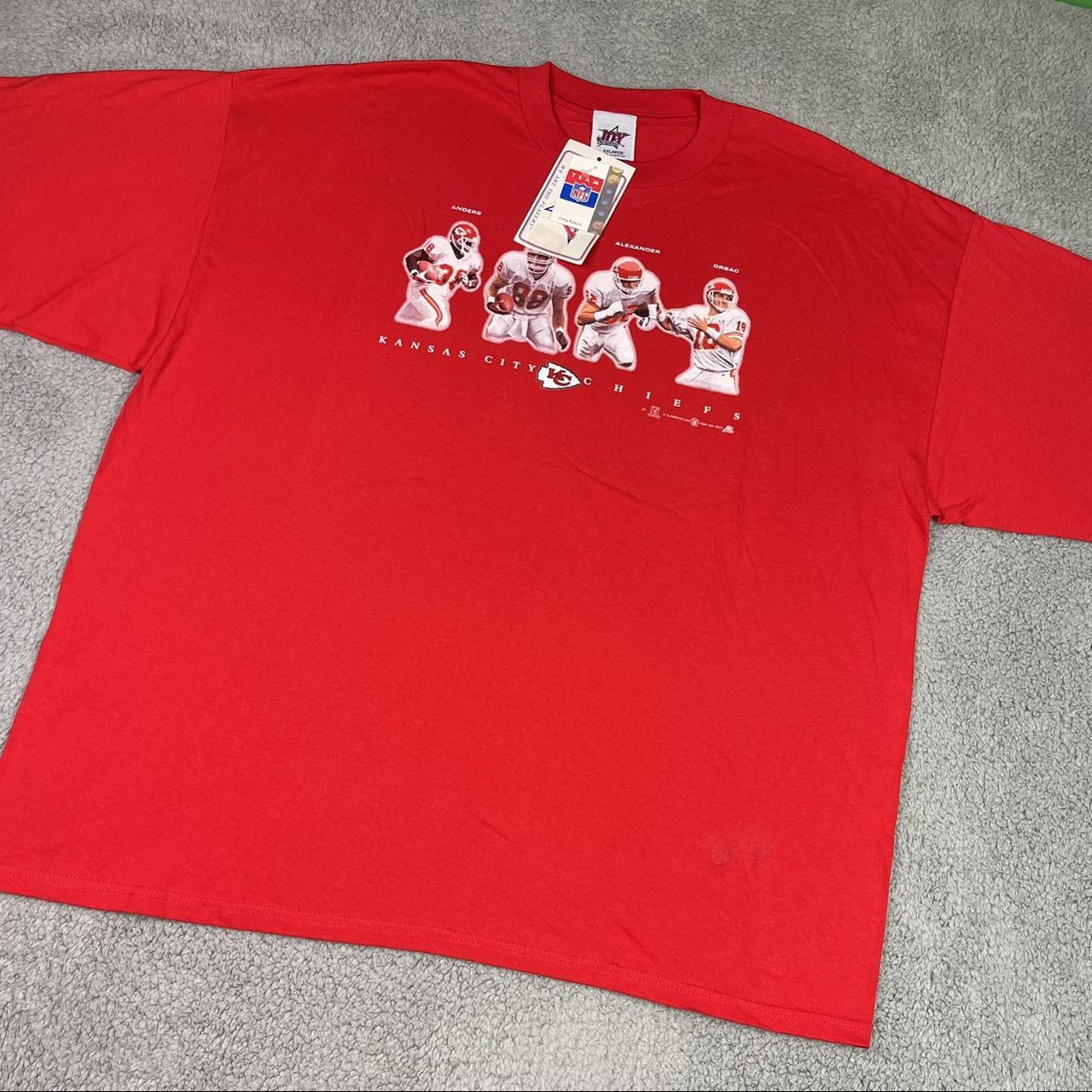 Vintage Kansas City Chiefs NFL T Shirt Elvis Grbac - Depop