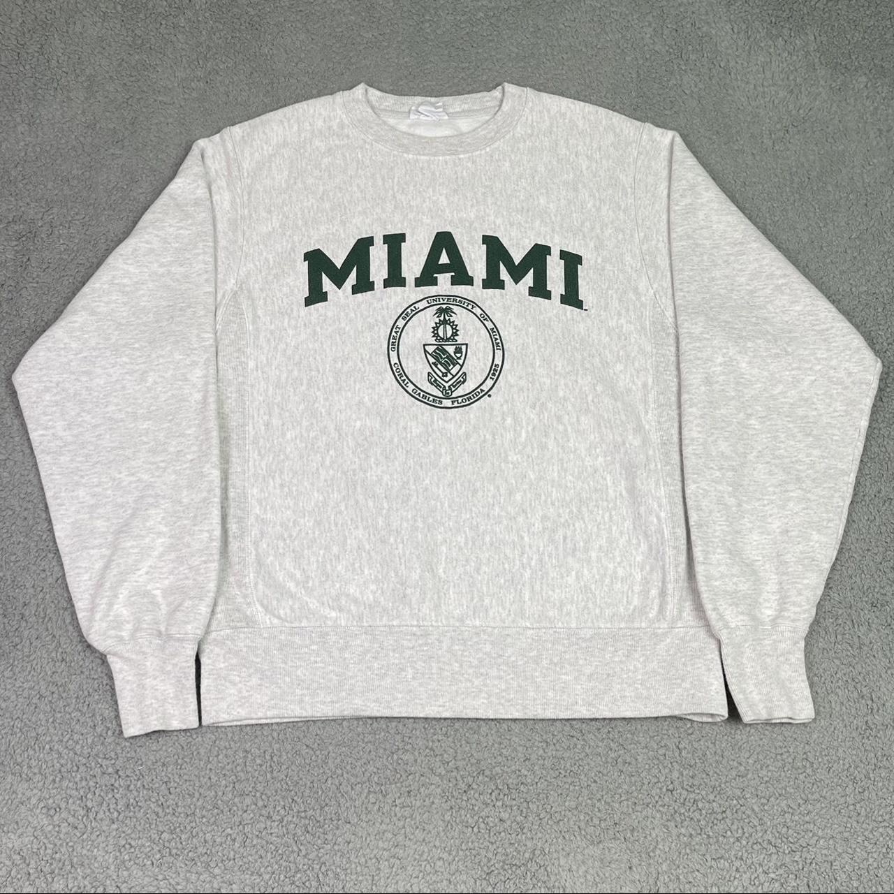 University of miami hot sale champion sweatshirt